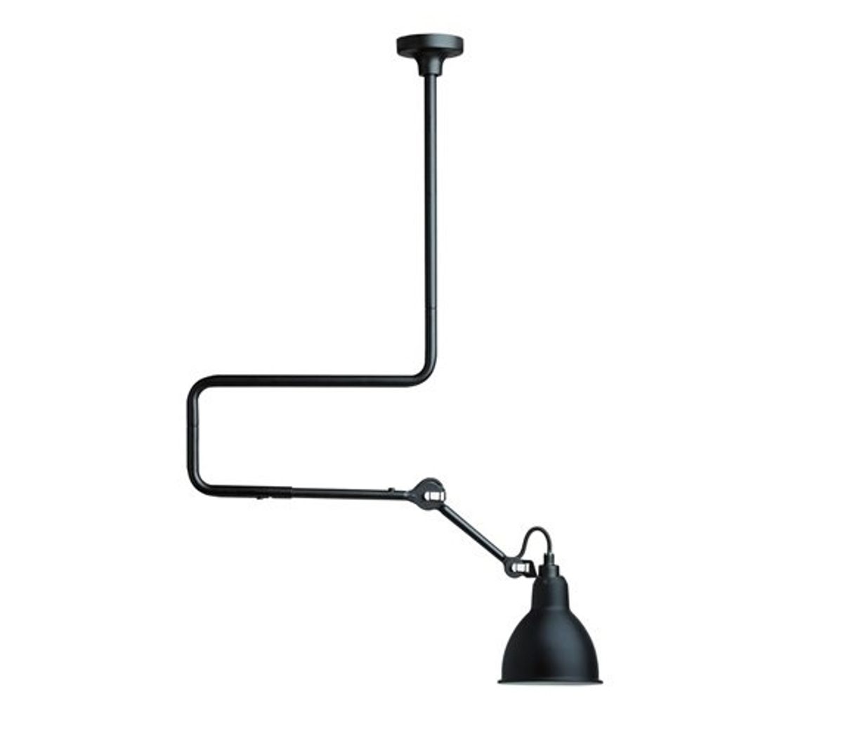 Lampe Gras No 312 loftlampe, sort