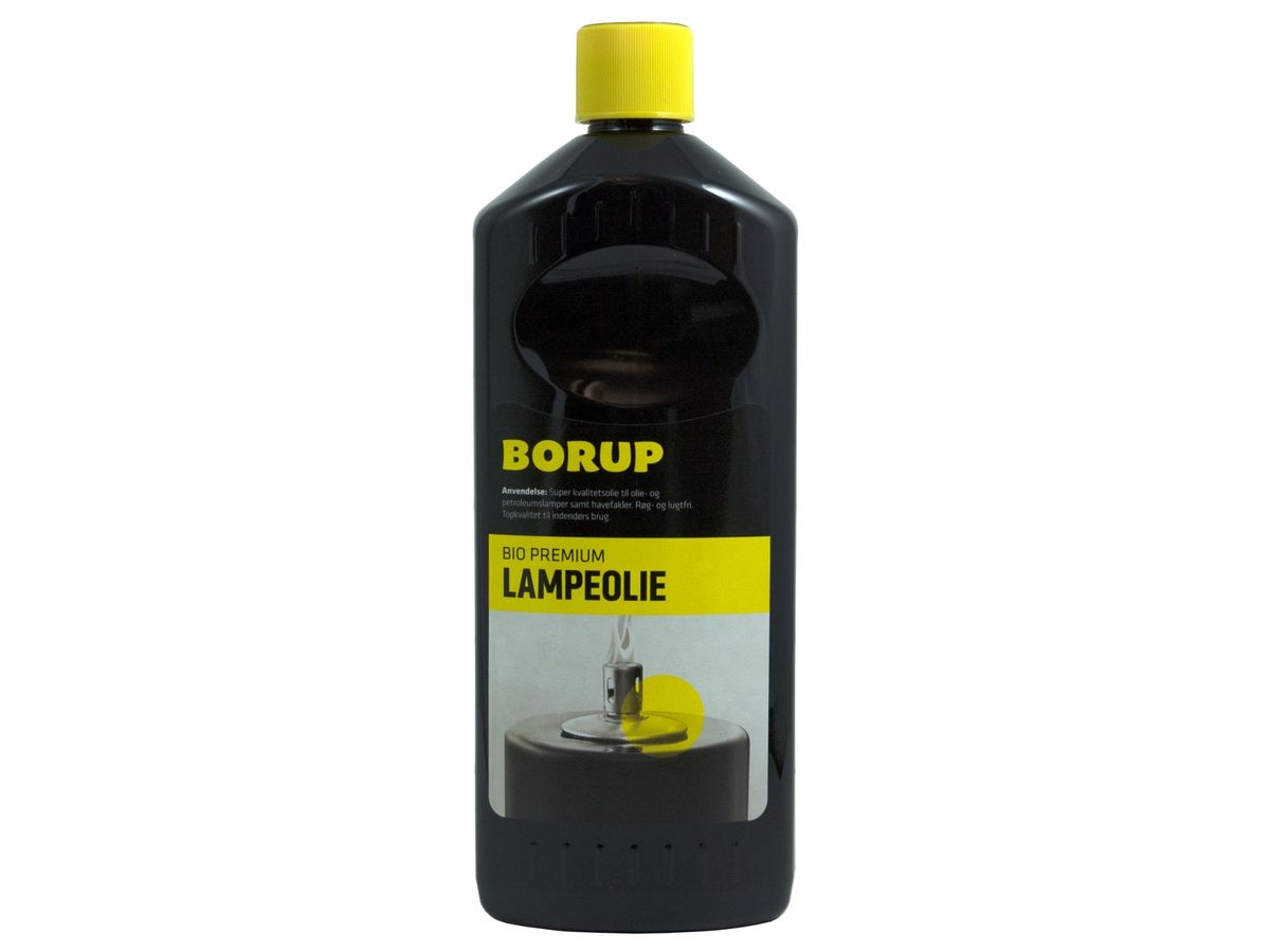 Lampeolie Bio Premium Borup Lugtsvag Højkvalitetsolie Indendørs Brug 1 Ltr,1 Ltr/Fl