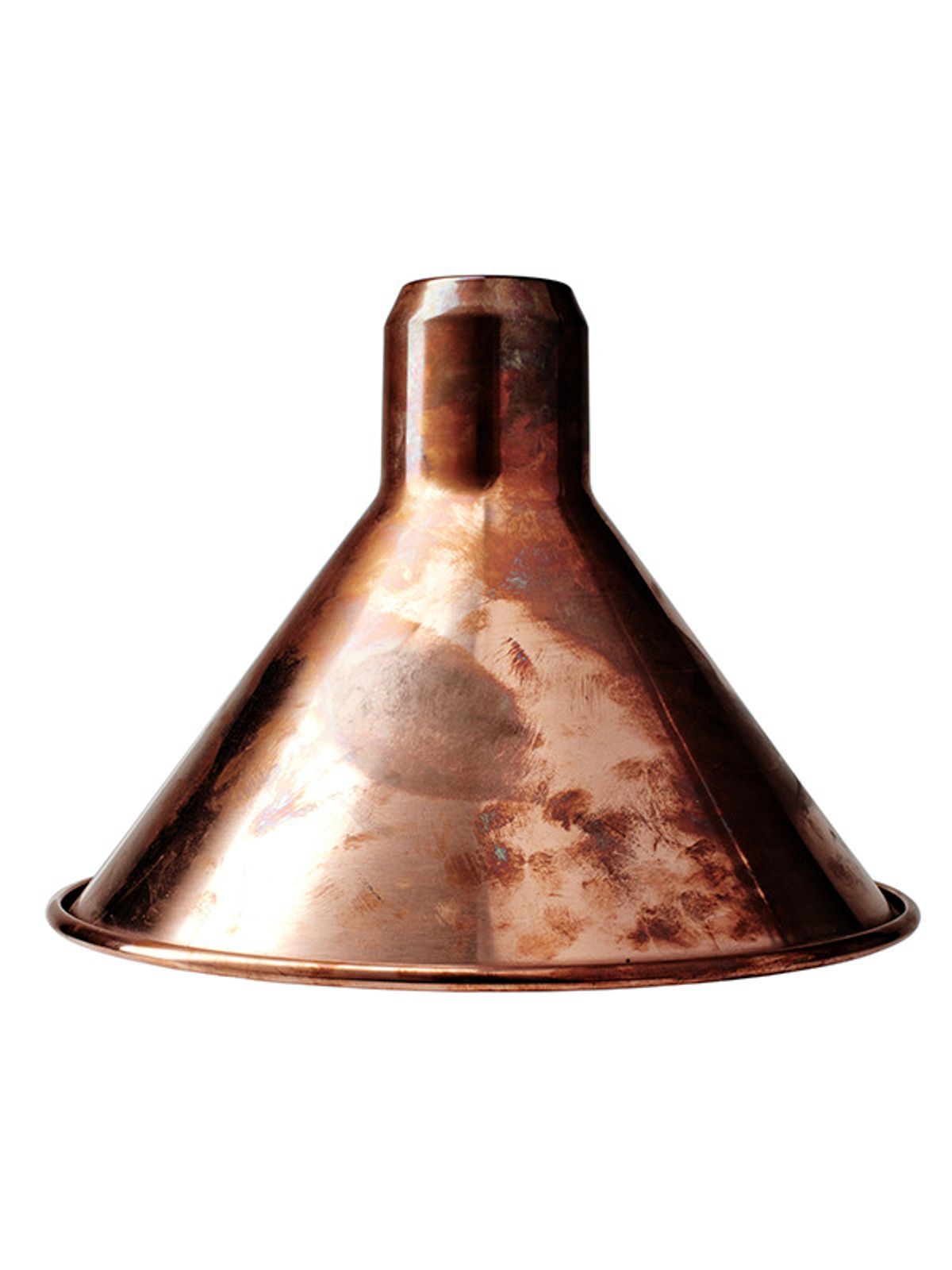 Lampeskærme fra Lampe Gras (Rå kobber, Conic shade/skærm - Large - Ø260mm)