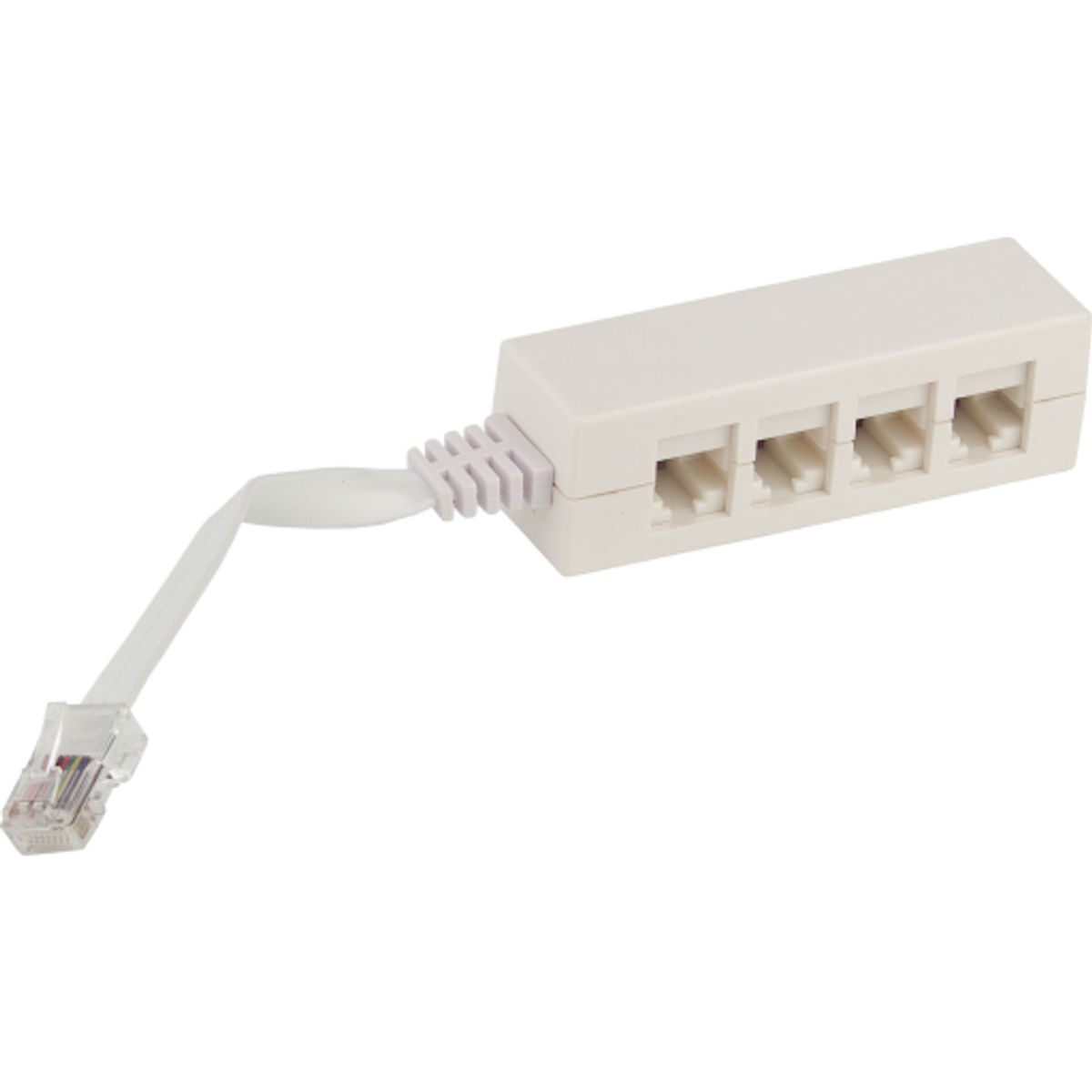 Lan-Com telesplitter for 4xRJ45 stik