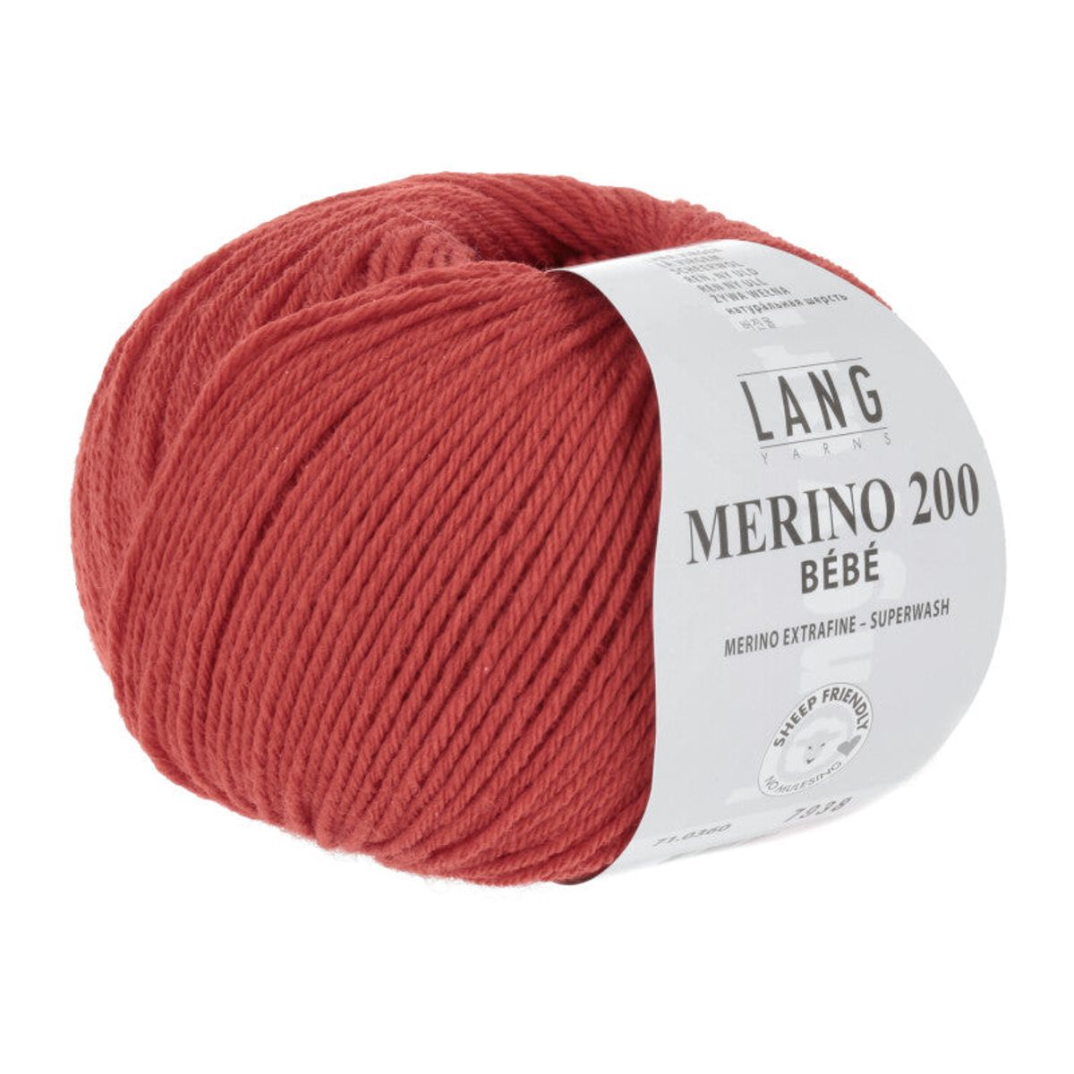 Lang Yarns Merino 200 bebe - Red - 360