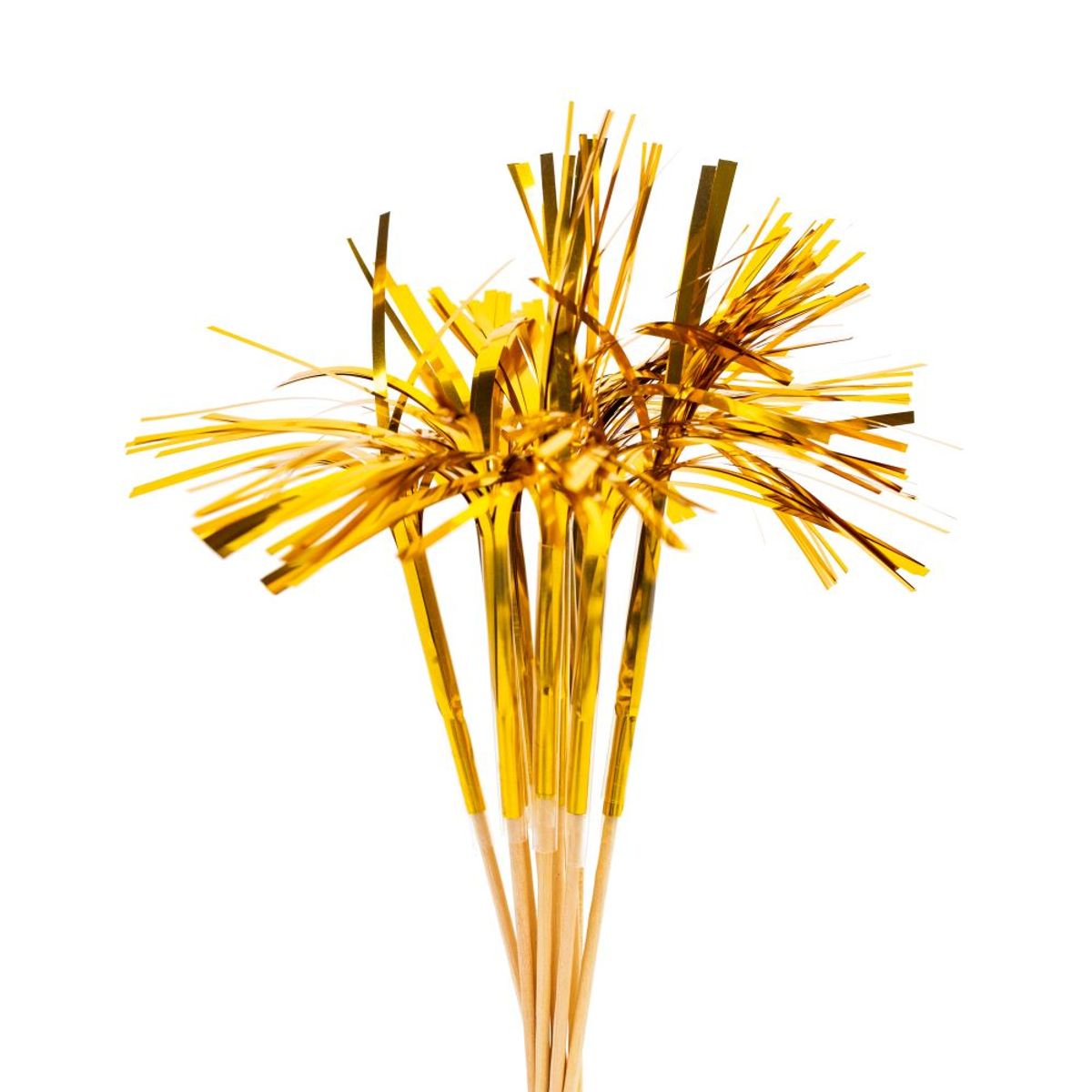 Lange Cocktail Sticks Guld - 10 Stk. - ca. 24 cm