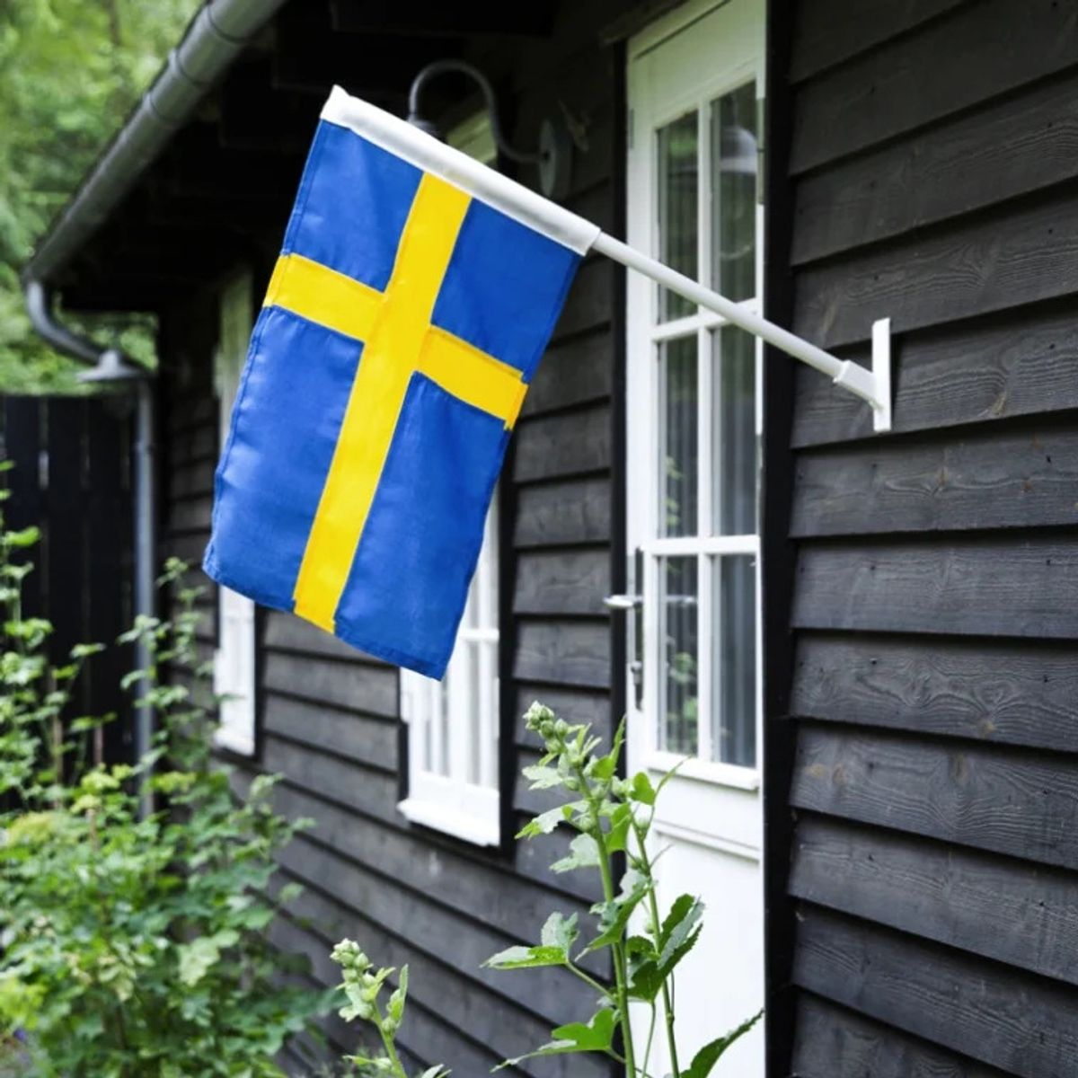 Langkilde & Søn - Facadestang med Svensk flag