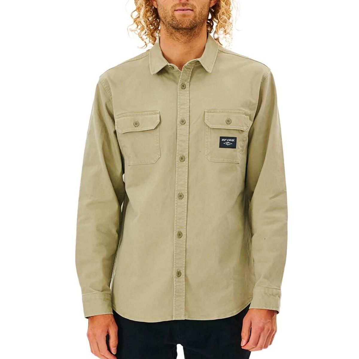 Langærmet Trøje til Mænd Rip Curl Epic Beige M