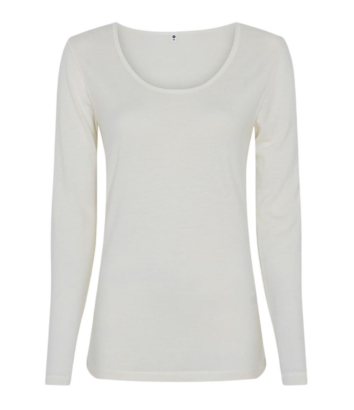 Langærmet uld T-shirt til damer, JBS of Denmark, ivory, str. medium