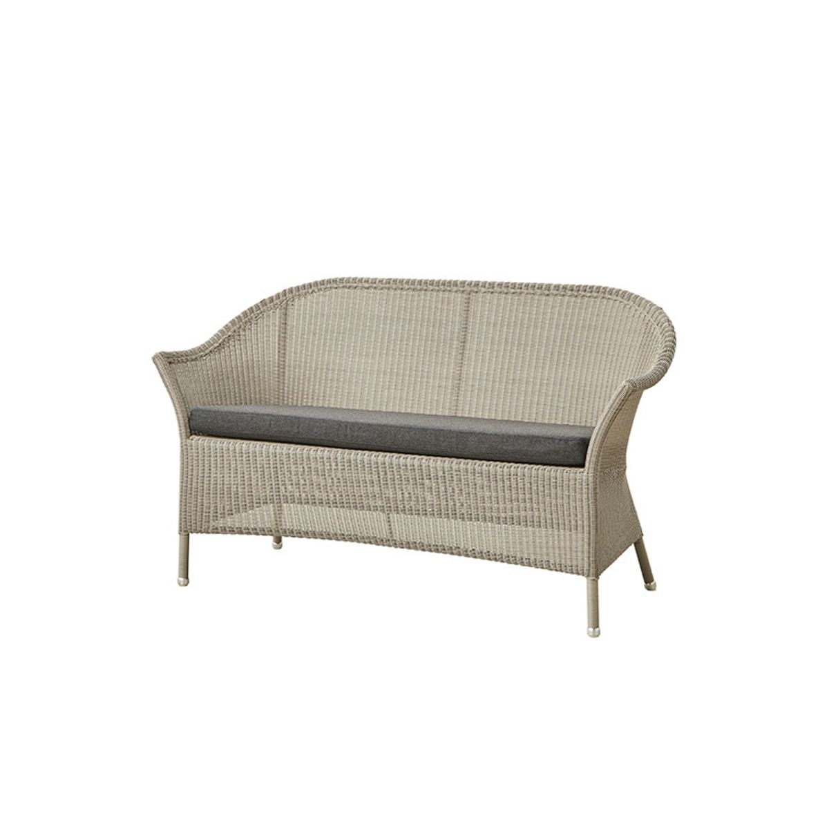 Lansing Sofa fra Cane-line (Taupe, Sort, Cane-line Natte hynde)