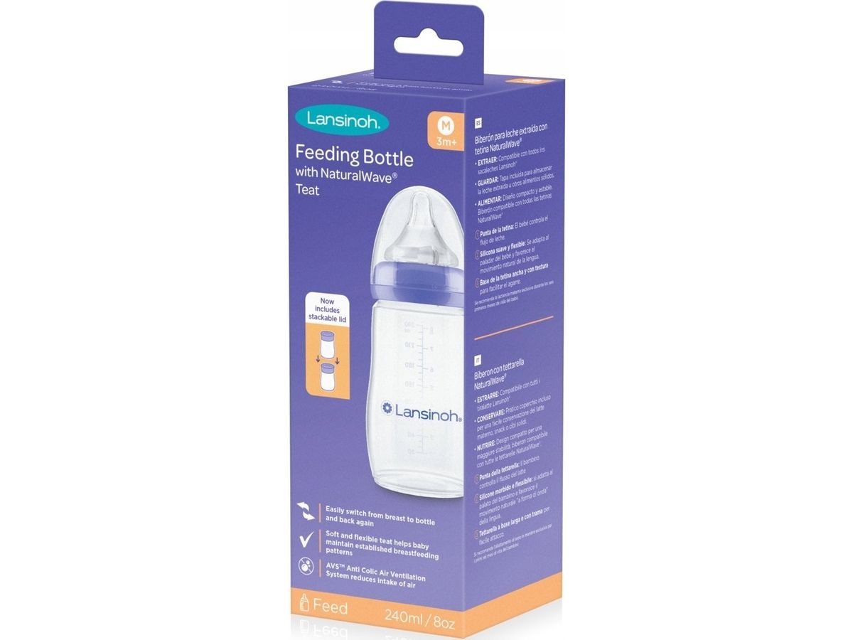 Lansinoh Lansinoh, Naturalwave Sutteflaske I Plast, 160 Ml