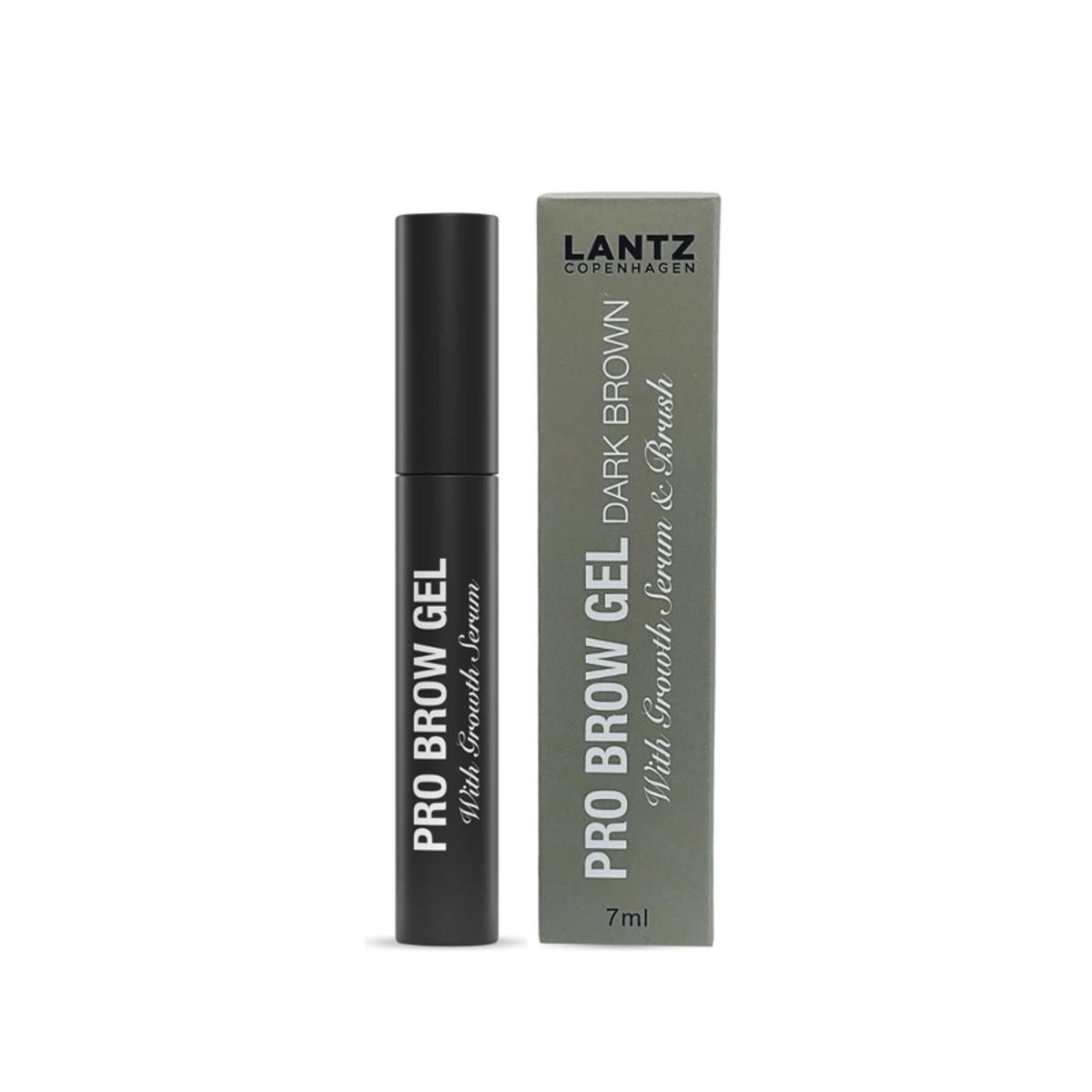 Lantz Cph Pro Brow Gel 7 ml - Dark Brown