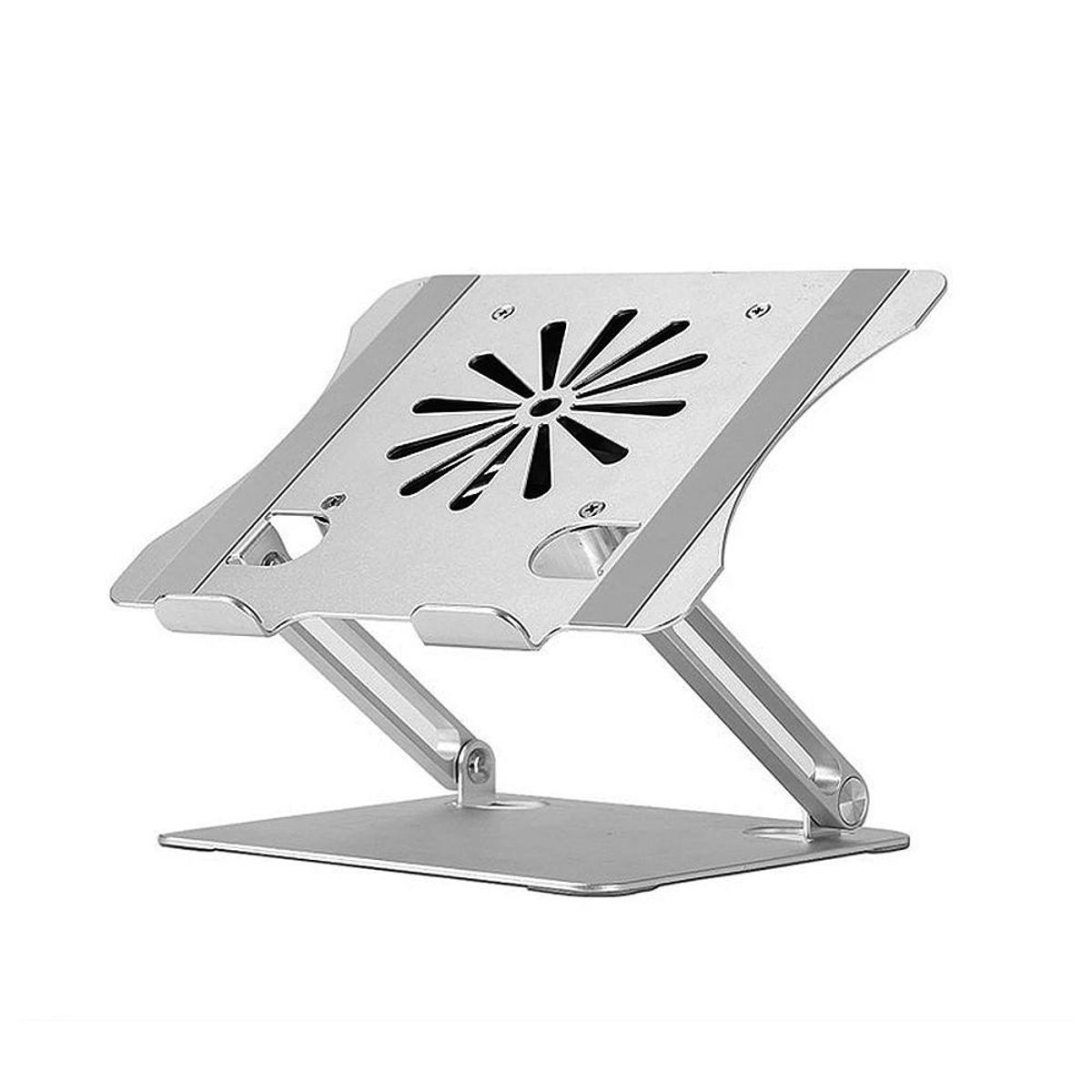 Laptop / MacBook holder i aluminium - 10-17.7 - Med cooling fan