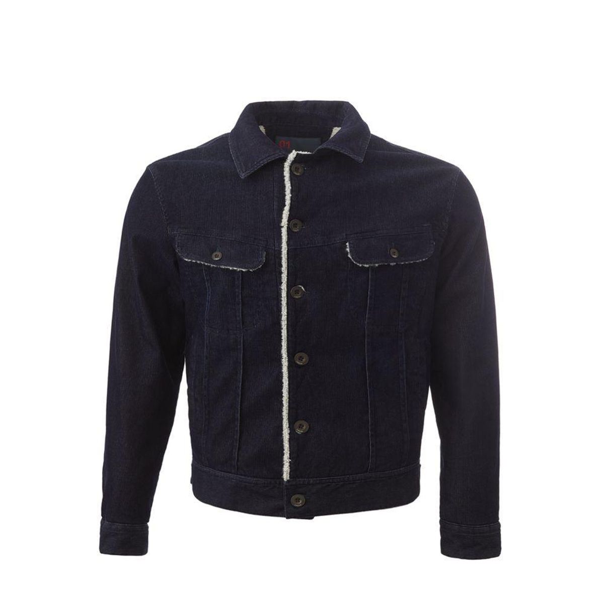 Lardini Blue Cotton Jacket