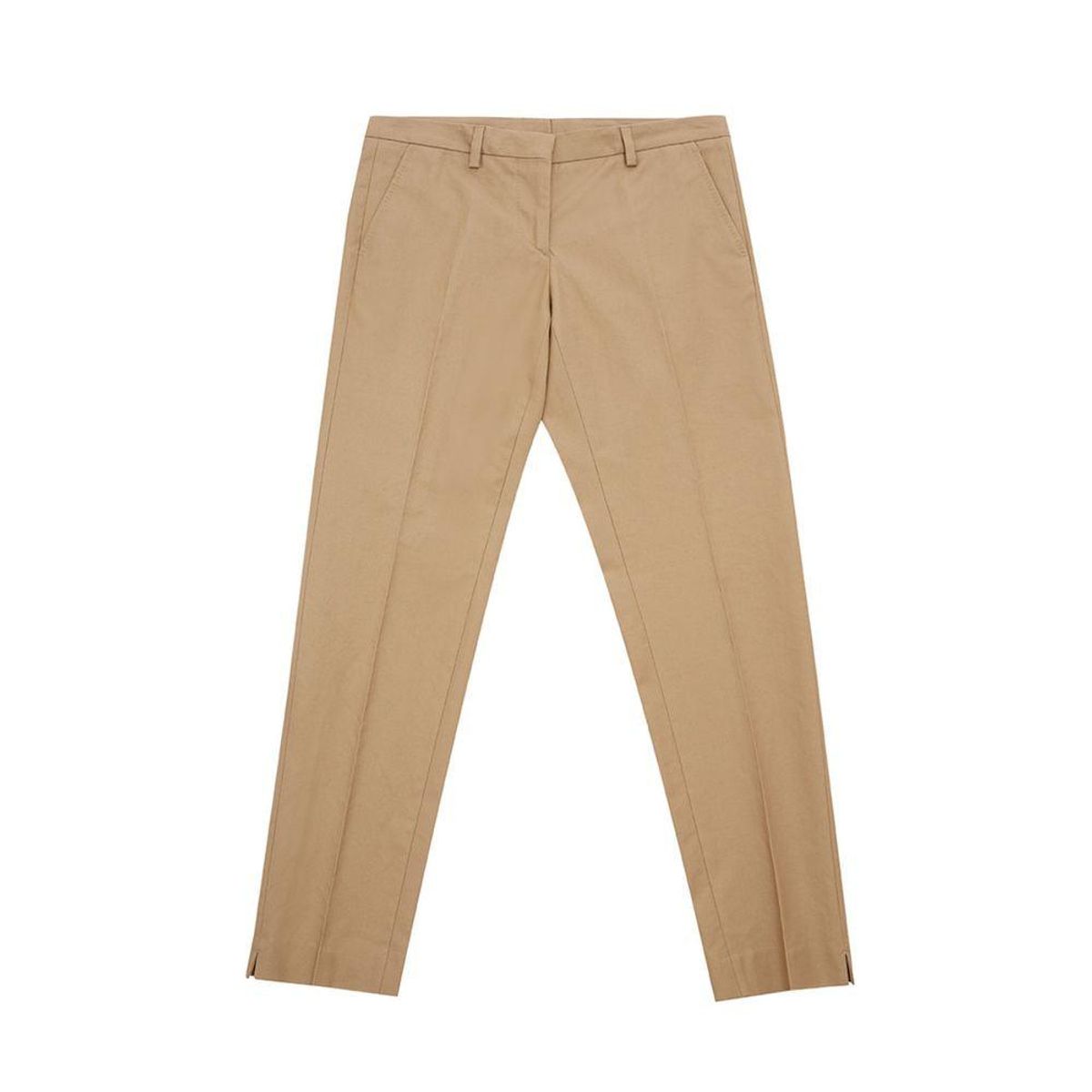 Lardini Elegant Brown Cotton Trousers for Dame