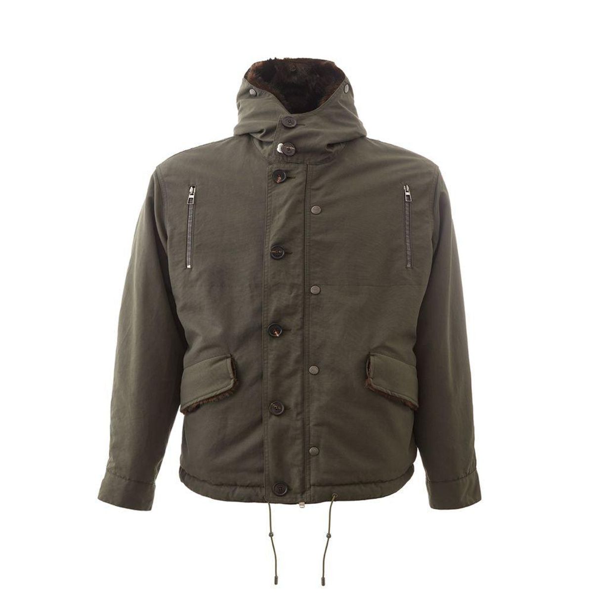 Lardini Elegant Cotton Army Jacket for Herre