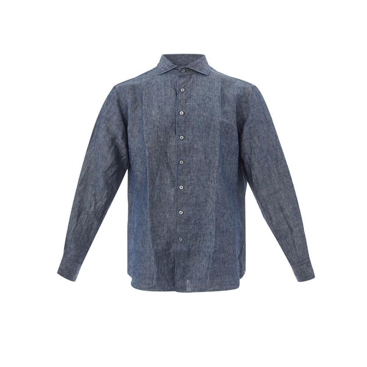 Lardini Elegant Flax Blue Shirt for Herre