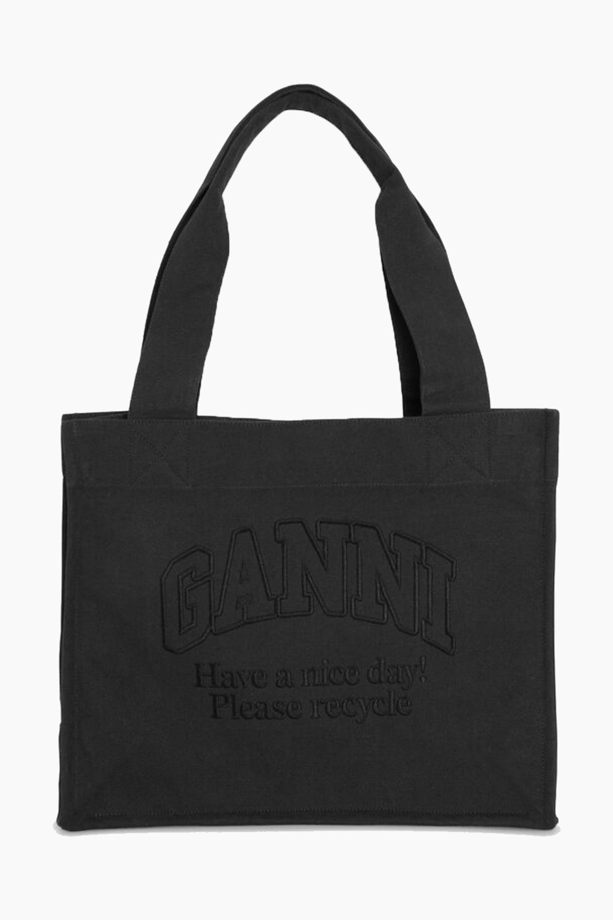 Large Easy Shopper A5577 - Phantom - GANNI - Sort One Size