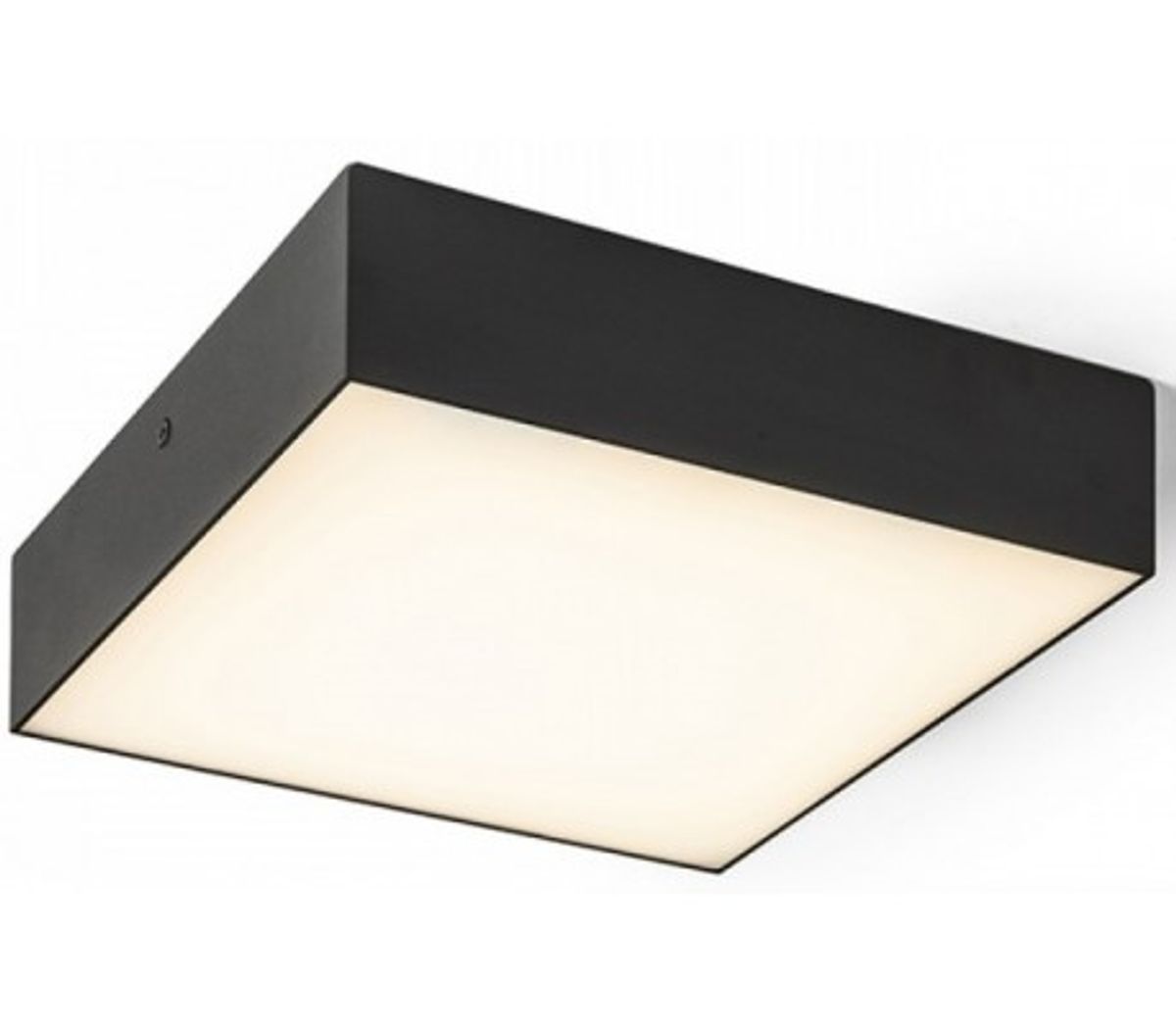 Larisa SQ Plafond 22 x 22 cm 20W LED - Sort