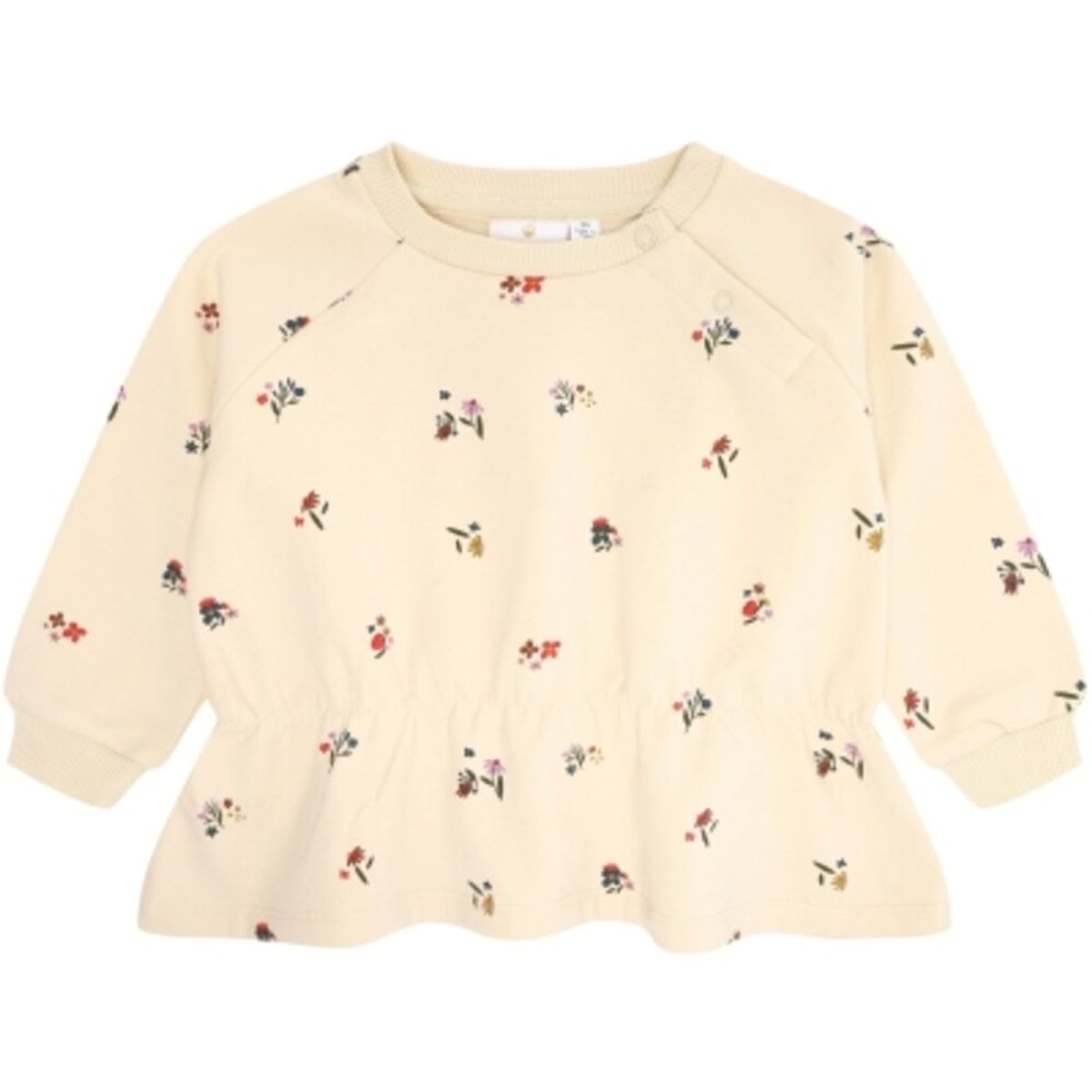 Larva Sweatshirt - Angora Big Flower AOP - 80