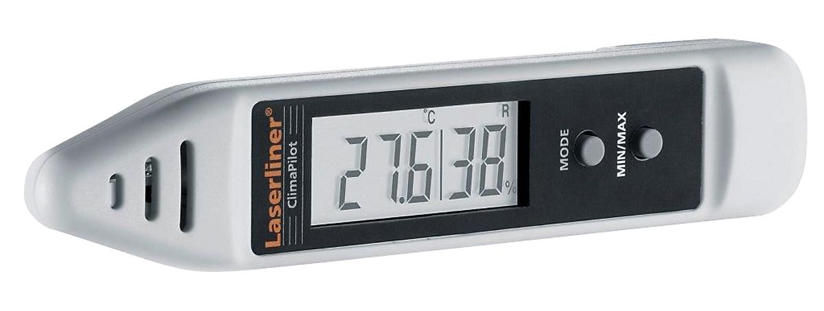 LASERLINER Climapilot hygrometer digital hygrometer til måling af luftfugtighed og temperatur