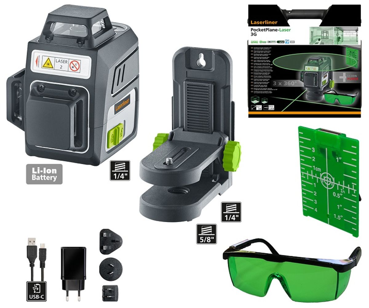 Laserliner PocketPlane-Laser 3G sæt