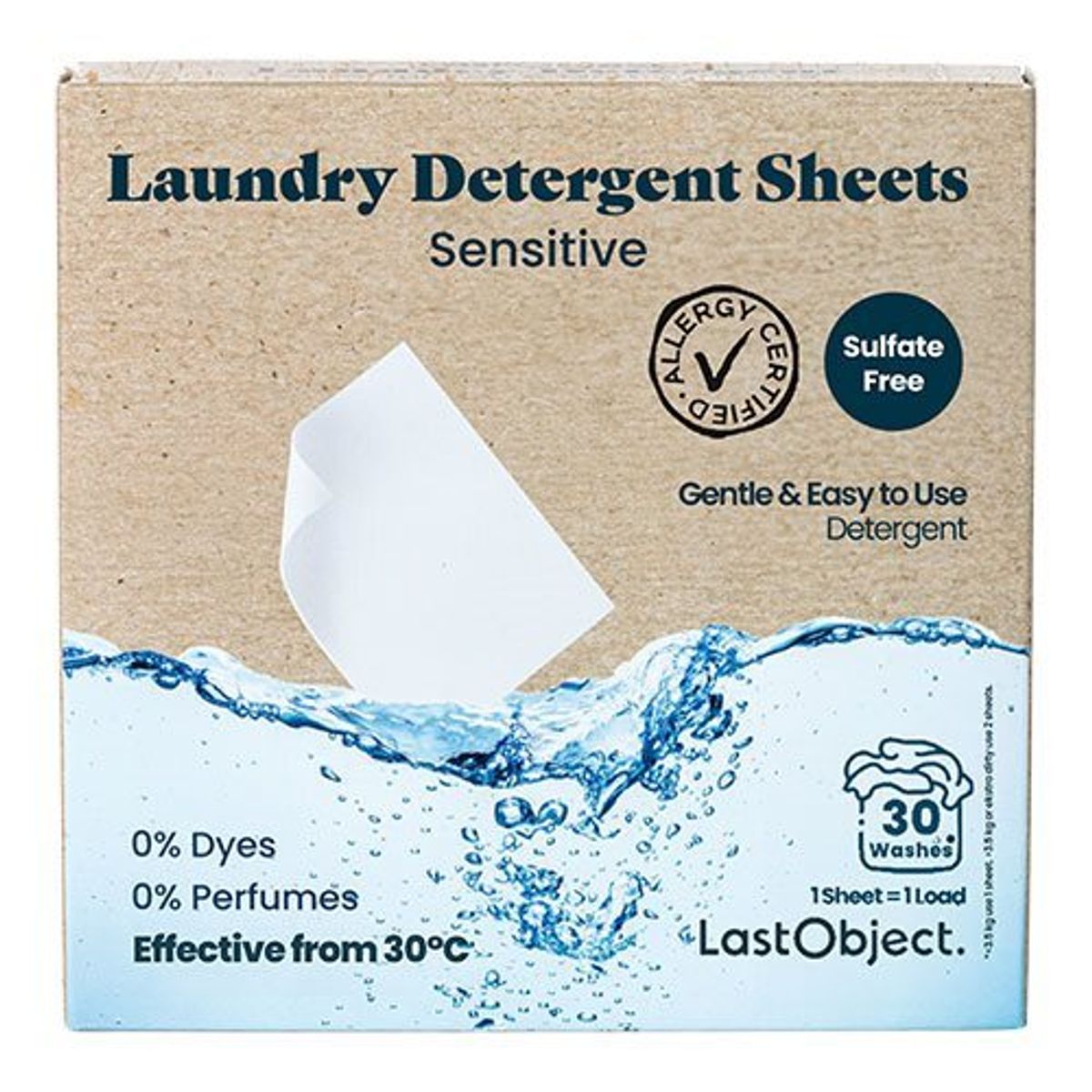 LastObject Laundry Detergent Sheet vaskeark, 1pk.