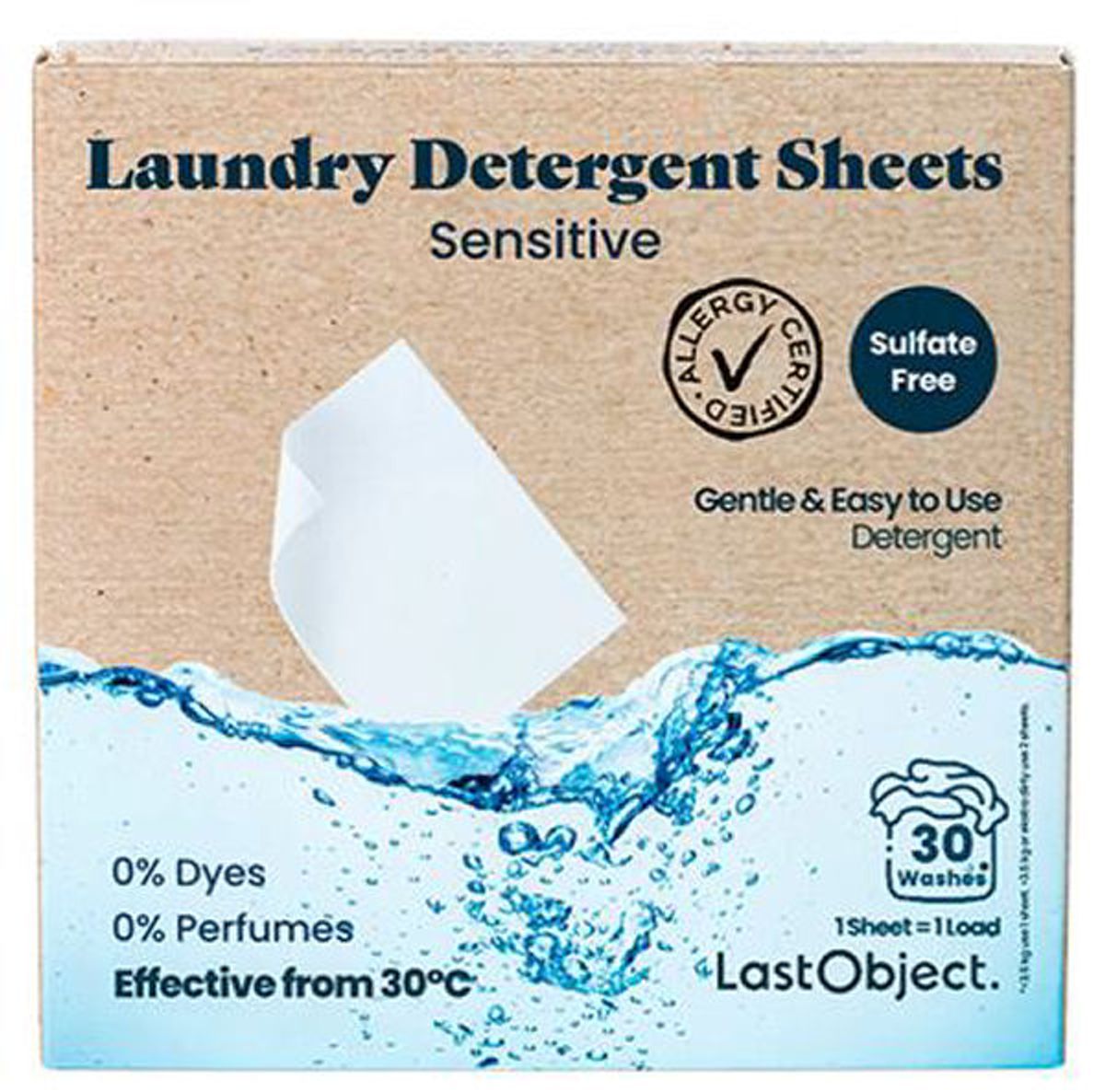 Lastobject laundry detergent sheets planet-friendly 30 stk.