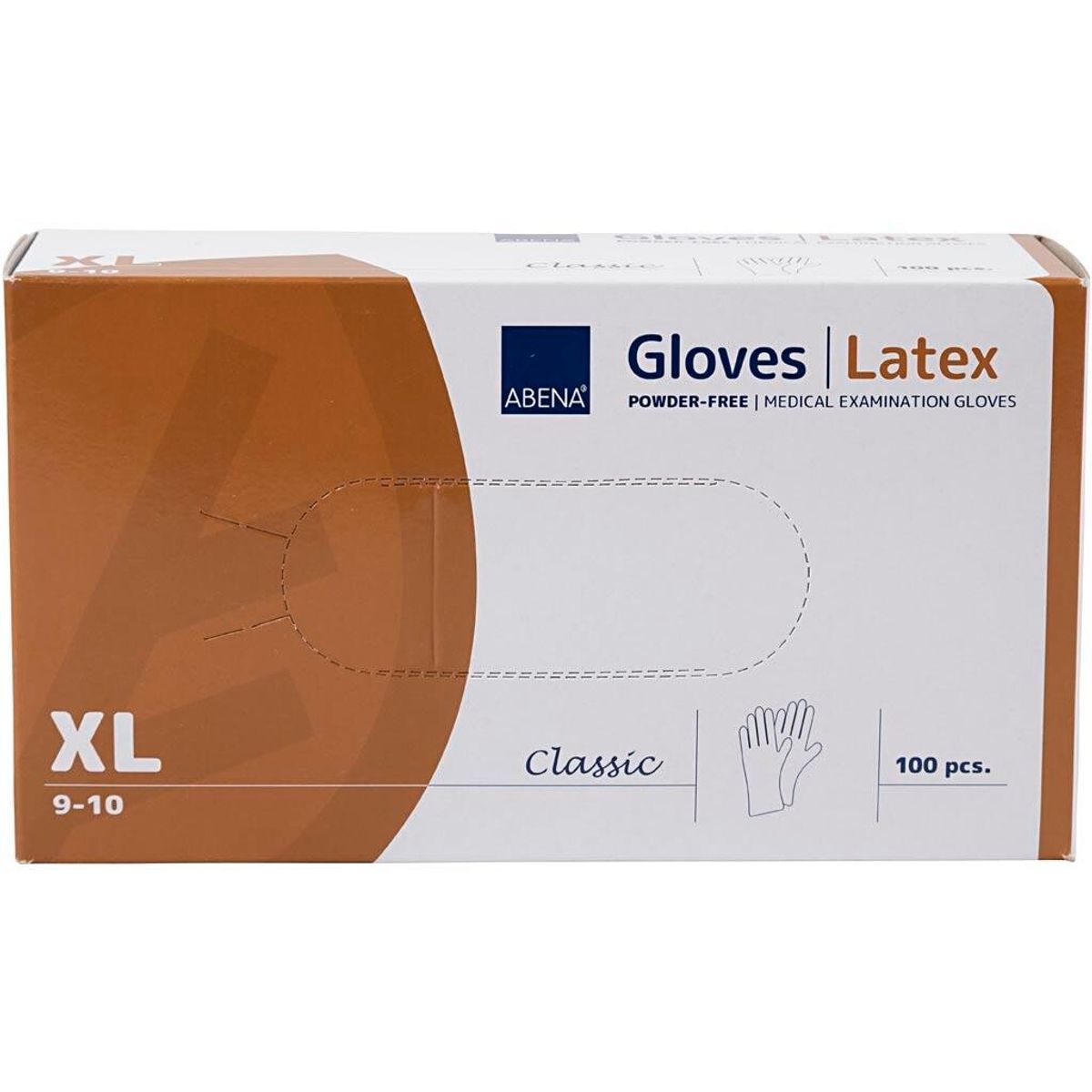 Latex handsker, x-large , 100 stk.