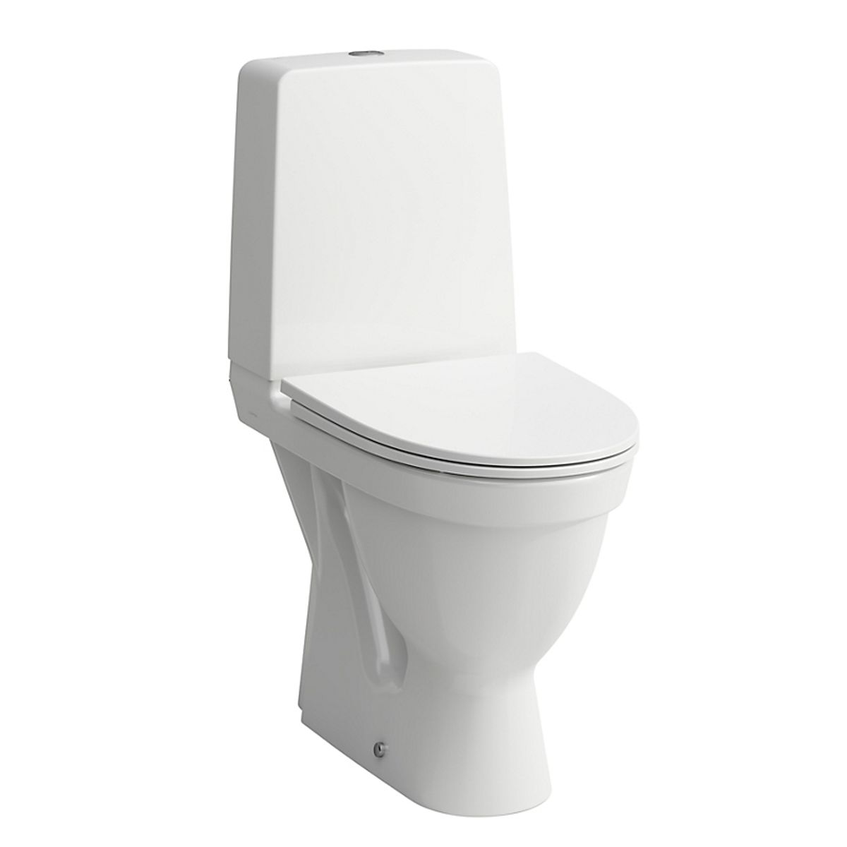 Laufen Kompas gulvstående toilet skjult s-lås, høj model 46cm