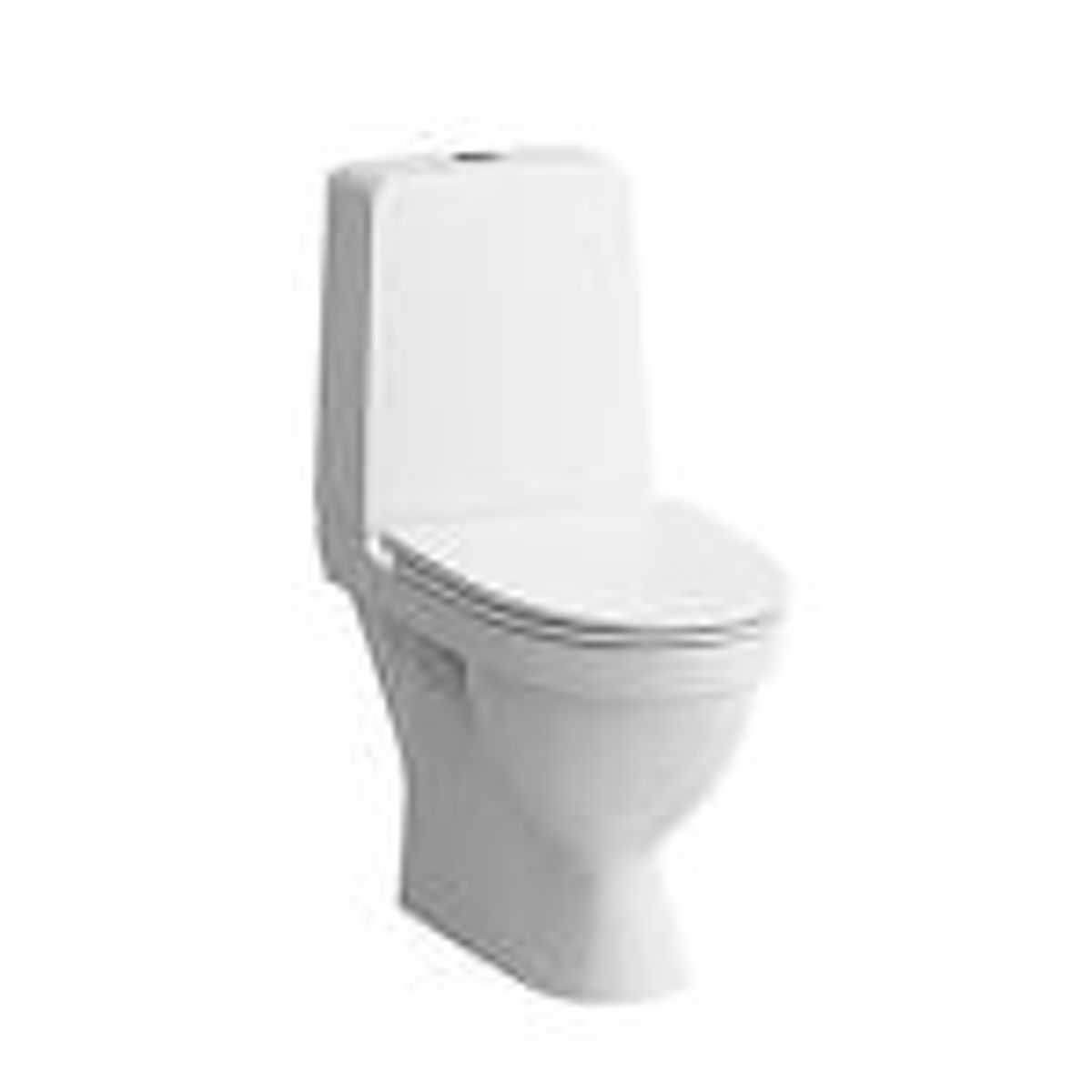 Laufen Kompas toilet 4,5/3ltr. skjult P-lås åben skyllerende samt LCC. Hvid. Ekskl. Multikvik