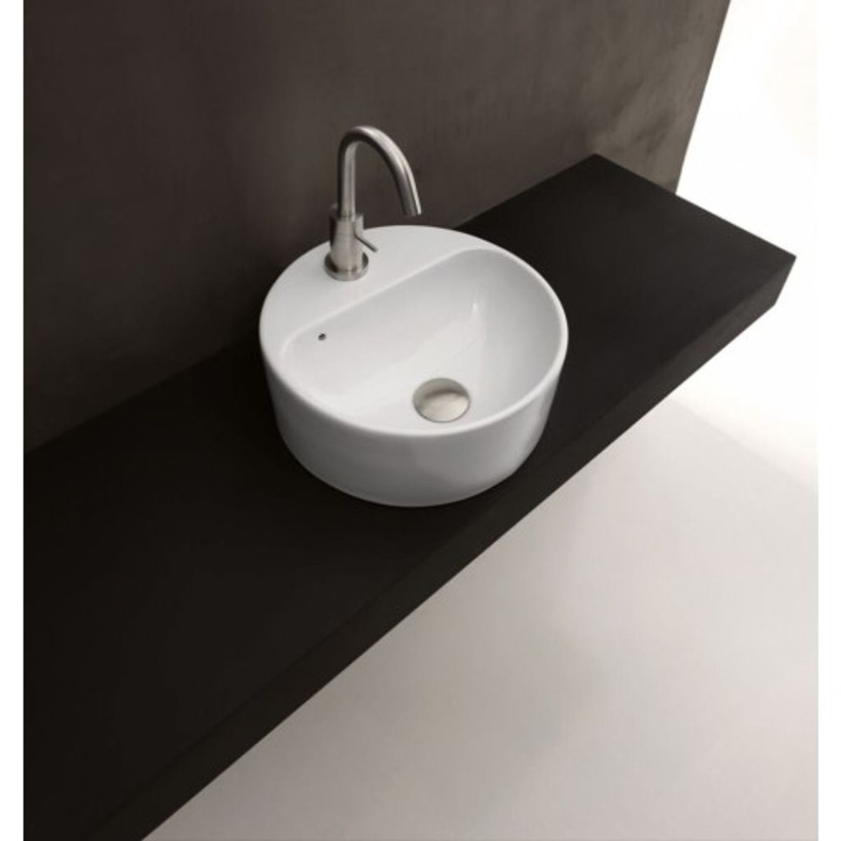 Lavabo Axa Rondo 35 håndvask, Ø35 cm, hvid