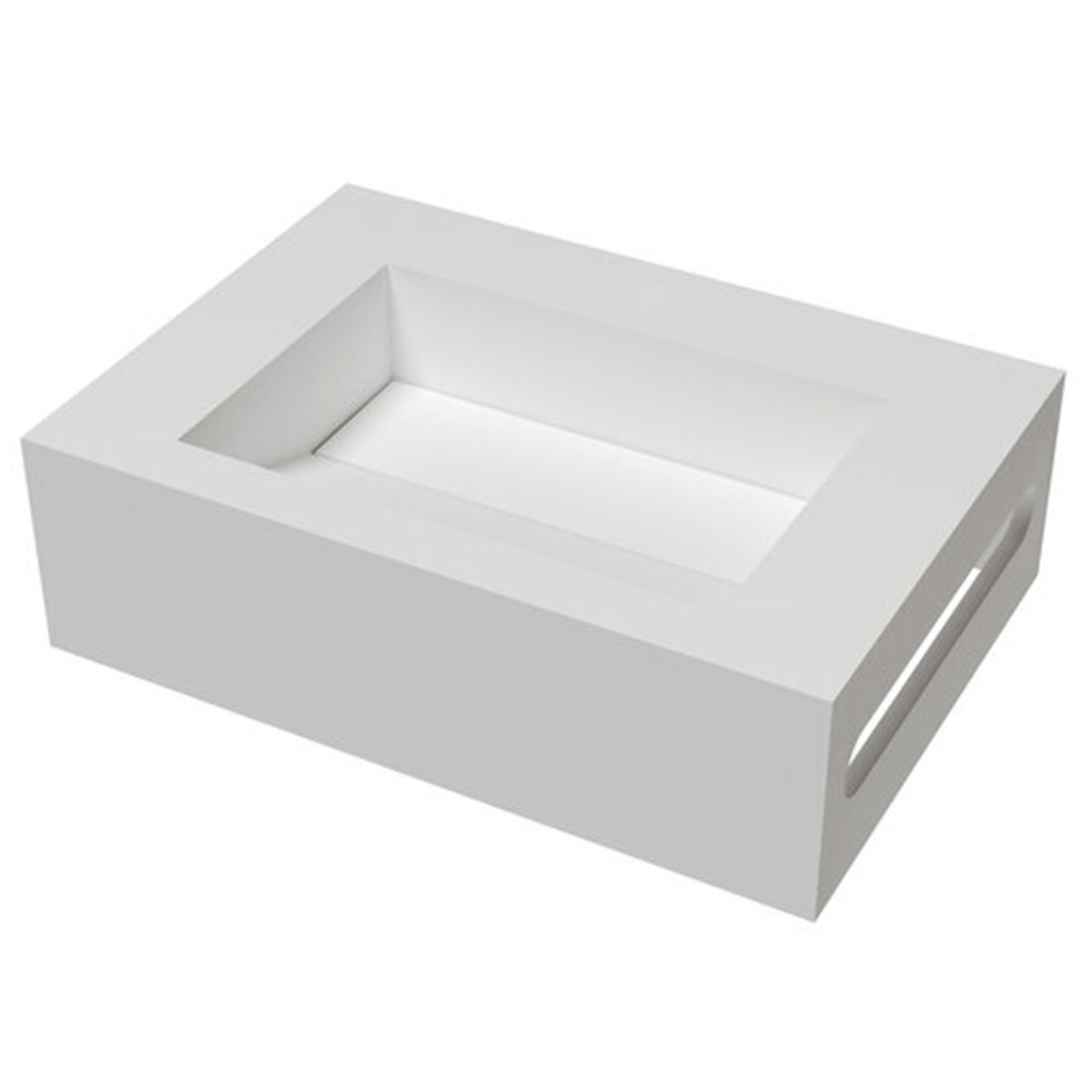 Lavabo Bari Solid Surface 35x50 håndvask, hvid