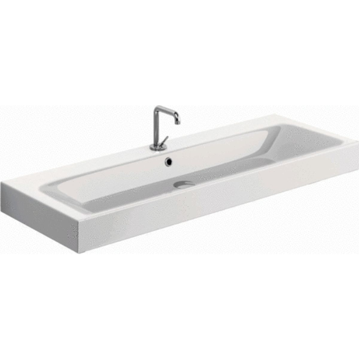 Lavabo Cento 100 håndvask, 100x45 cm, hvid