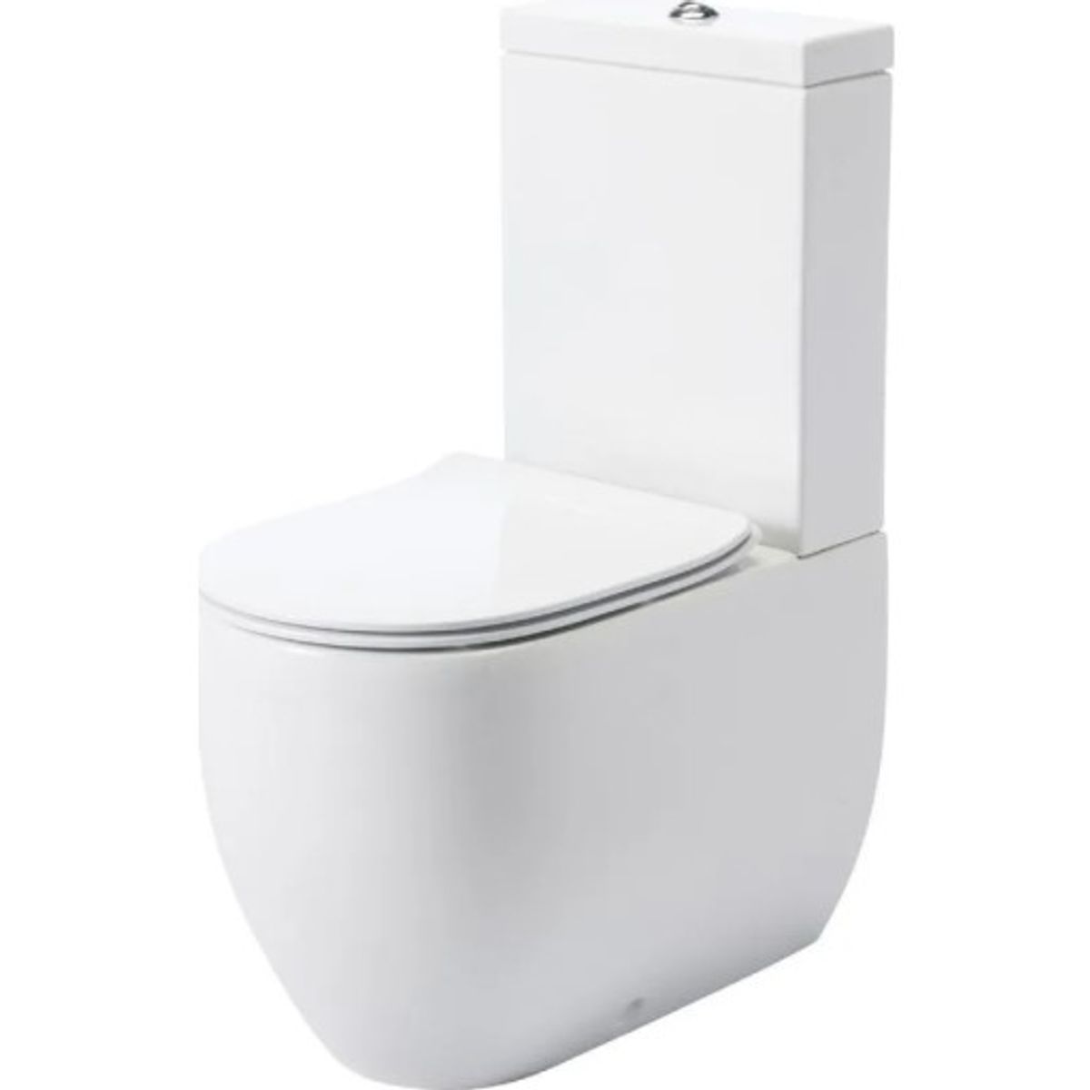 Lavabo Flo toilet, back-to-wall, hvid