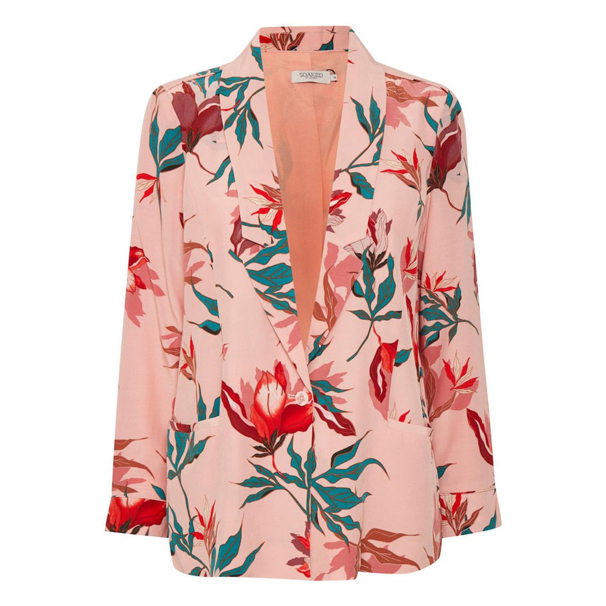 Lavada Blazer Jacket Coral | Soaked in Luxury - L