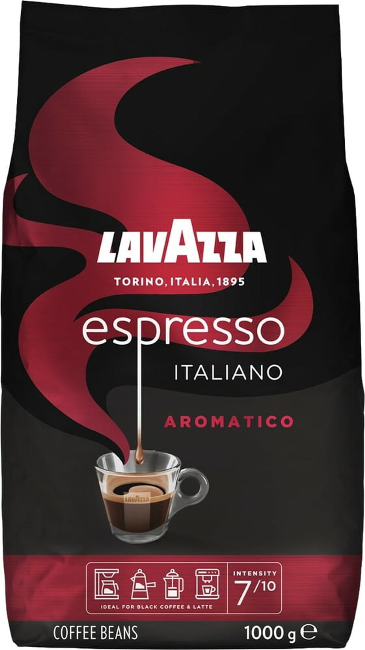 Lavazza - Espresso Italiano Aromatico (1000g) - Kaffebønner