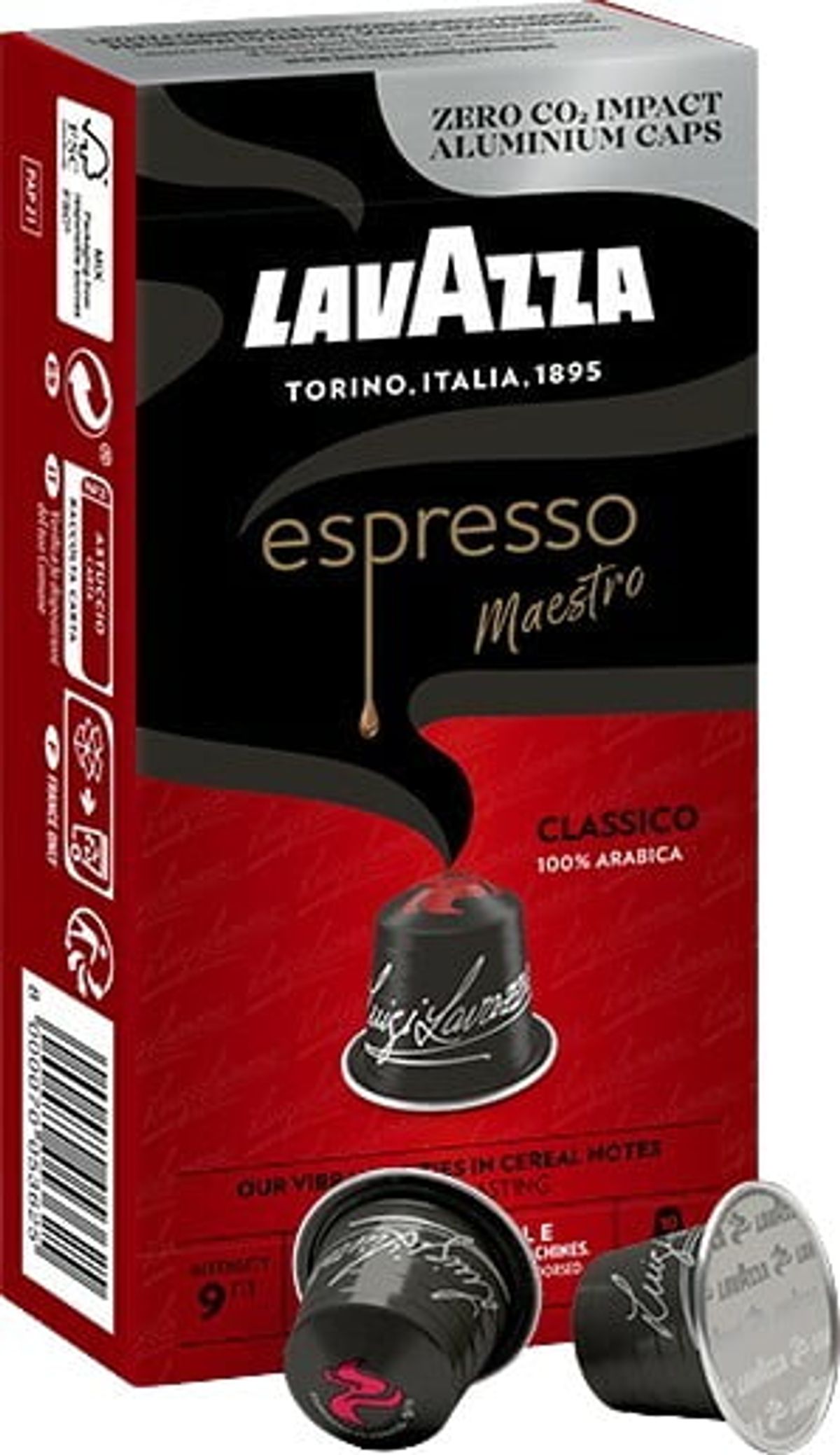 Lavazza - Maestro Classico (10 stk) - Kapsler til Nespresso