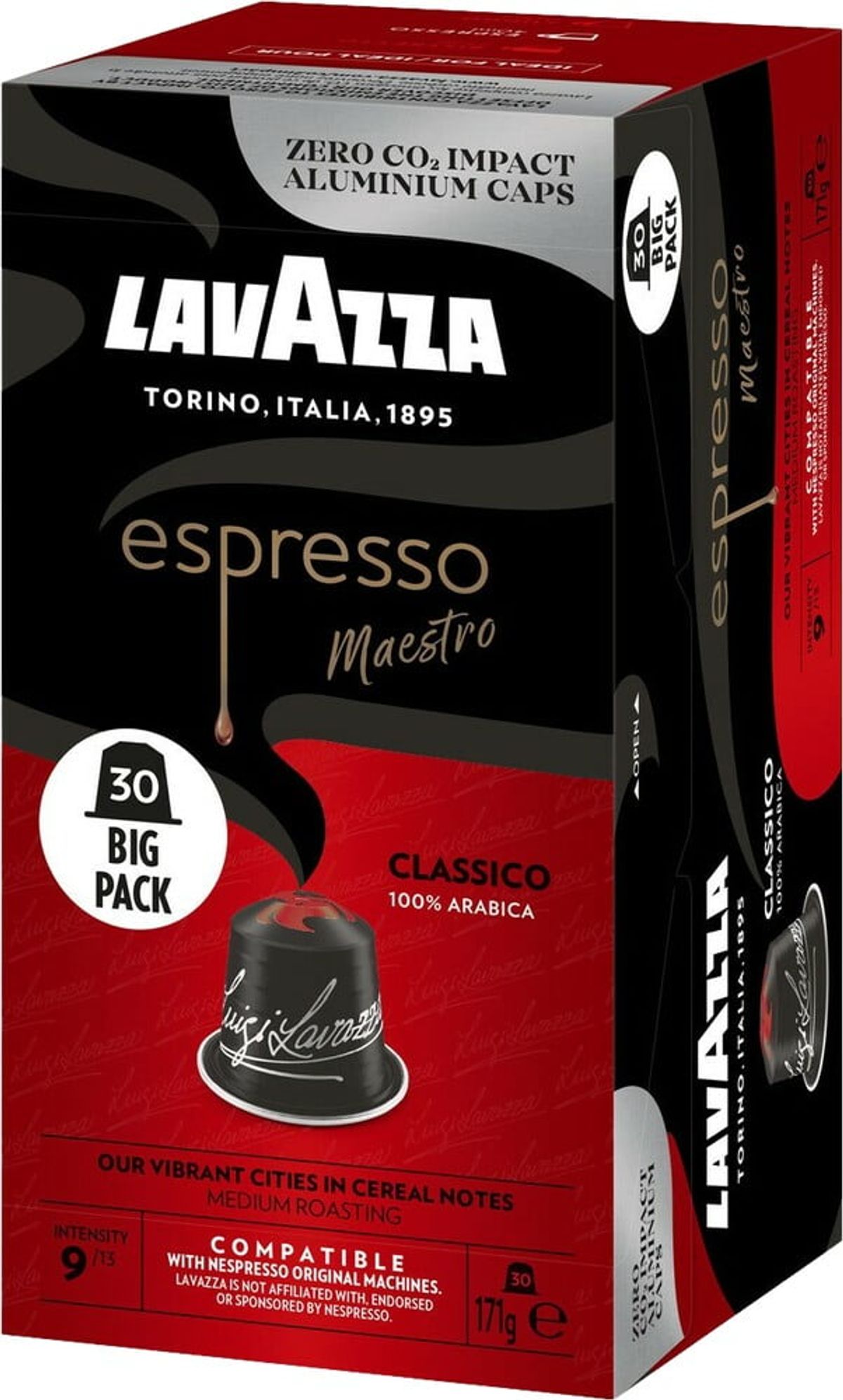 Lavazza - Maestro Classico (30 stk) - Kapsler til Nespresso