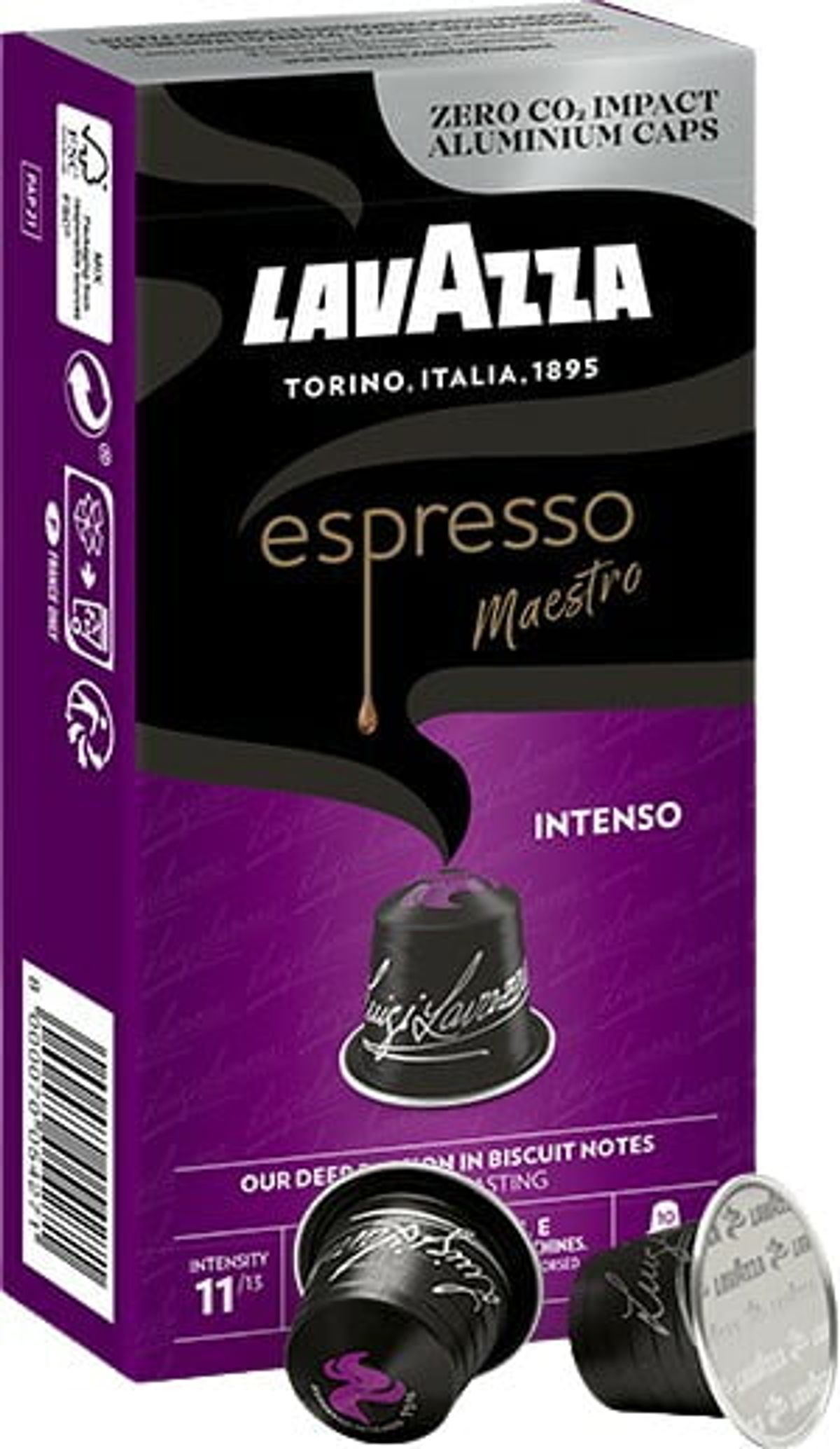 Lavazza - Maestro Intenso (10 stk) - Kapsler til Nespresso