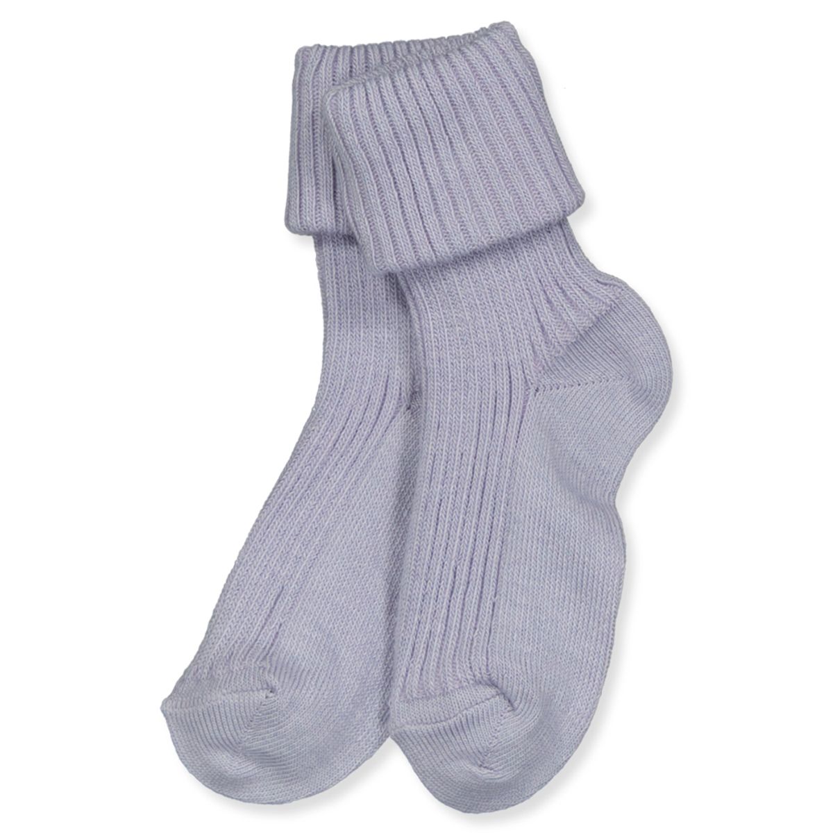 Lavender sky rib babystrømper (22-24)