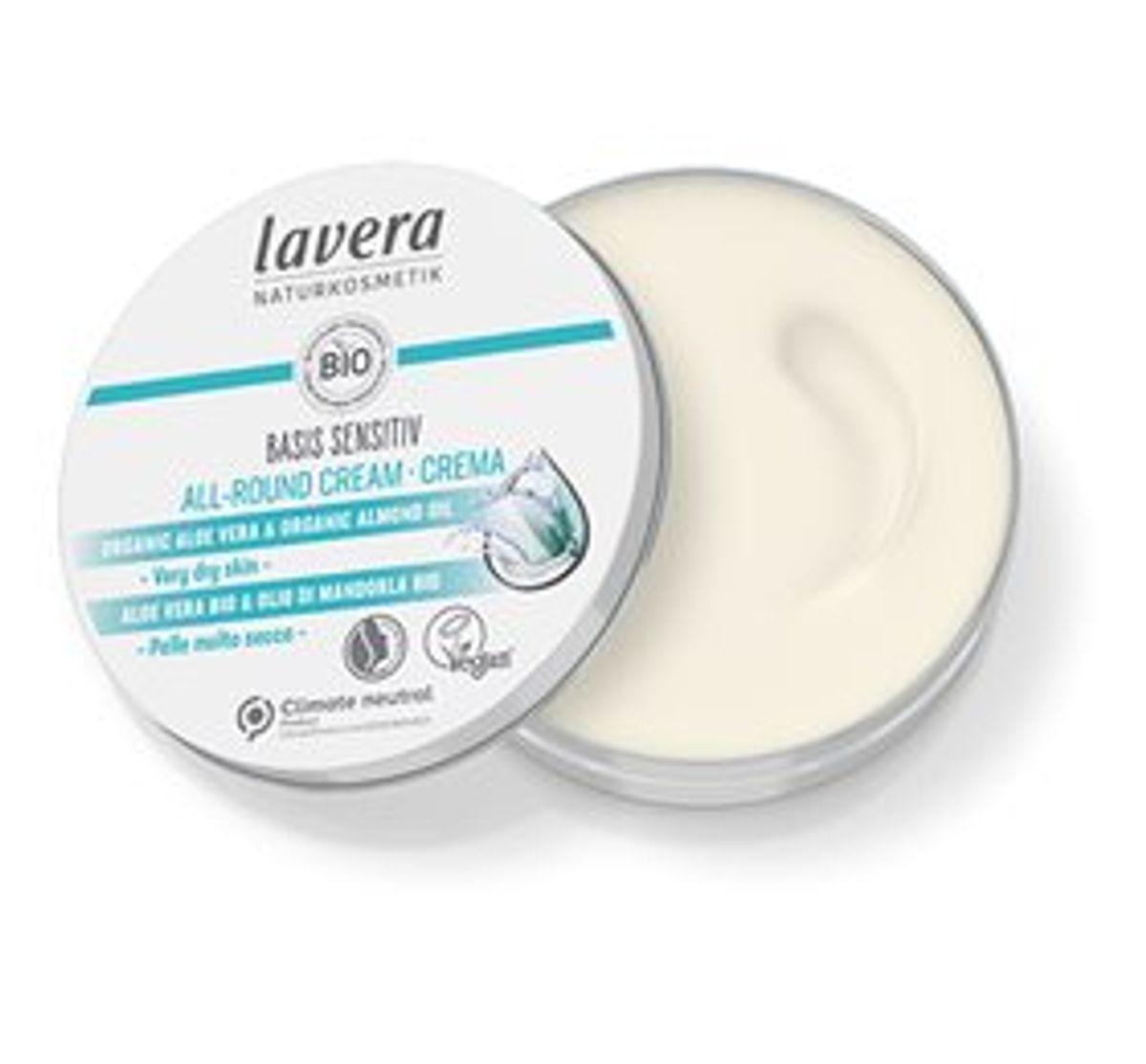 Lavera All-Round Creme Basis sensitiv &bull; 150 ml.