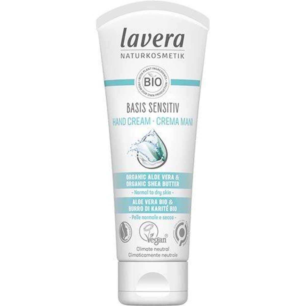 Lavera Basis Sensitive Hand Cream Intensive Care - 75 ml.