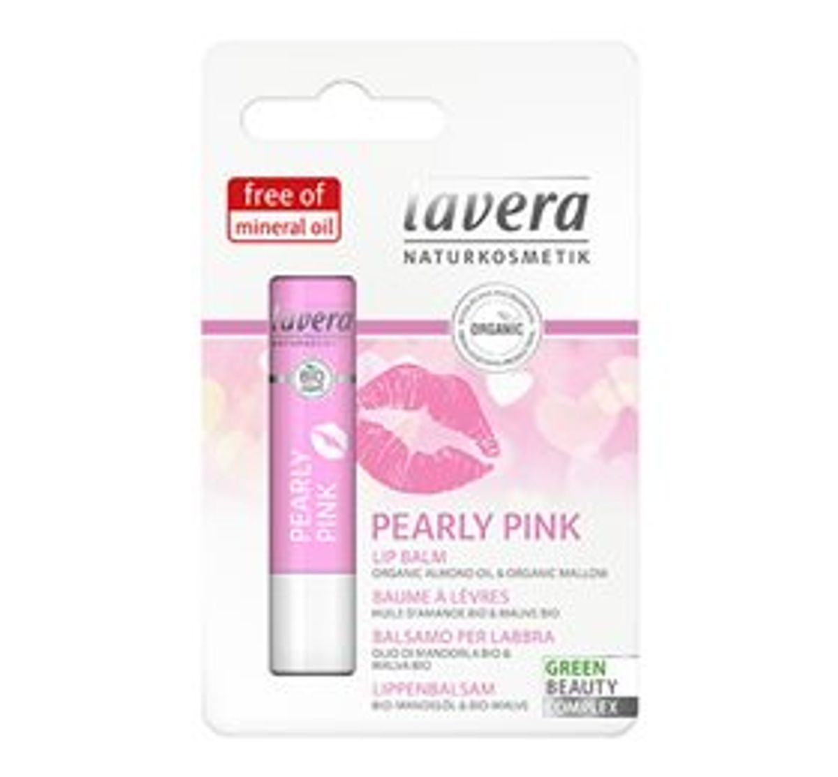 Lavera Lip Balm Pearly Pink &bull; 4g.