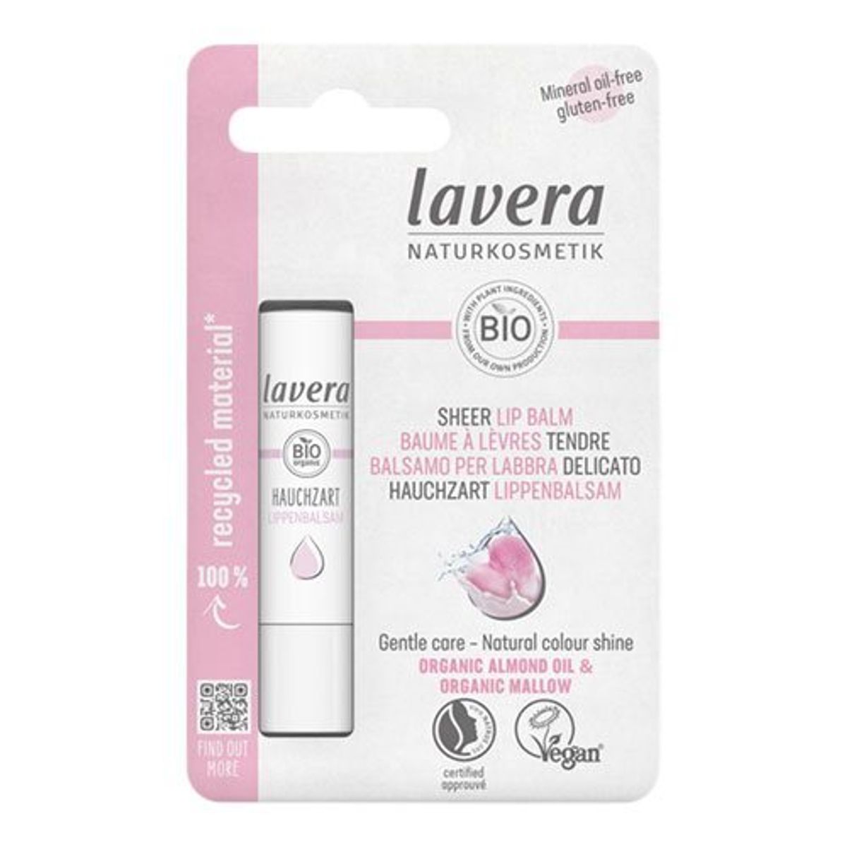 Lavera Læbepomade Pearly pink - 1 stk