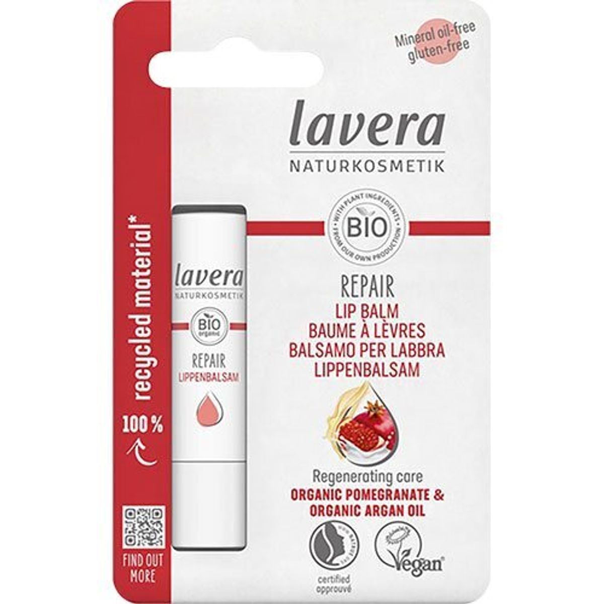 Lavera Læbepomade repair - 4 gr.