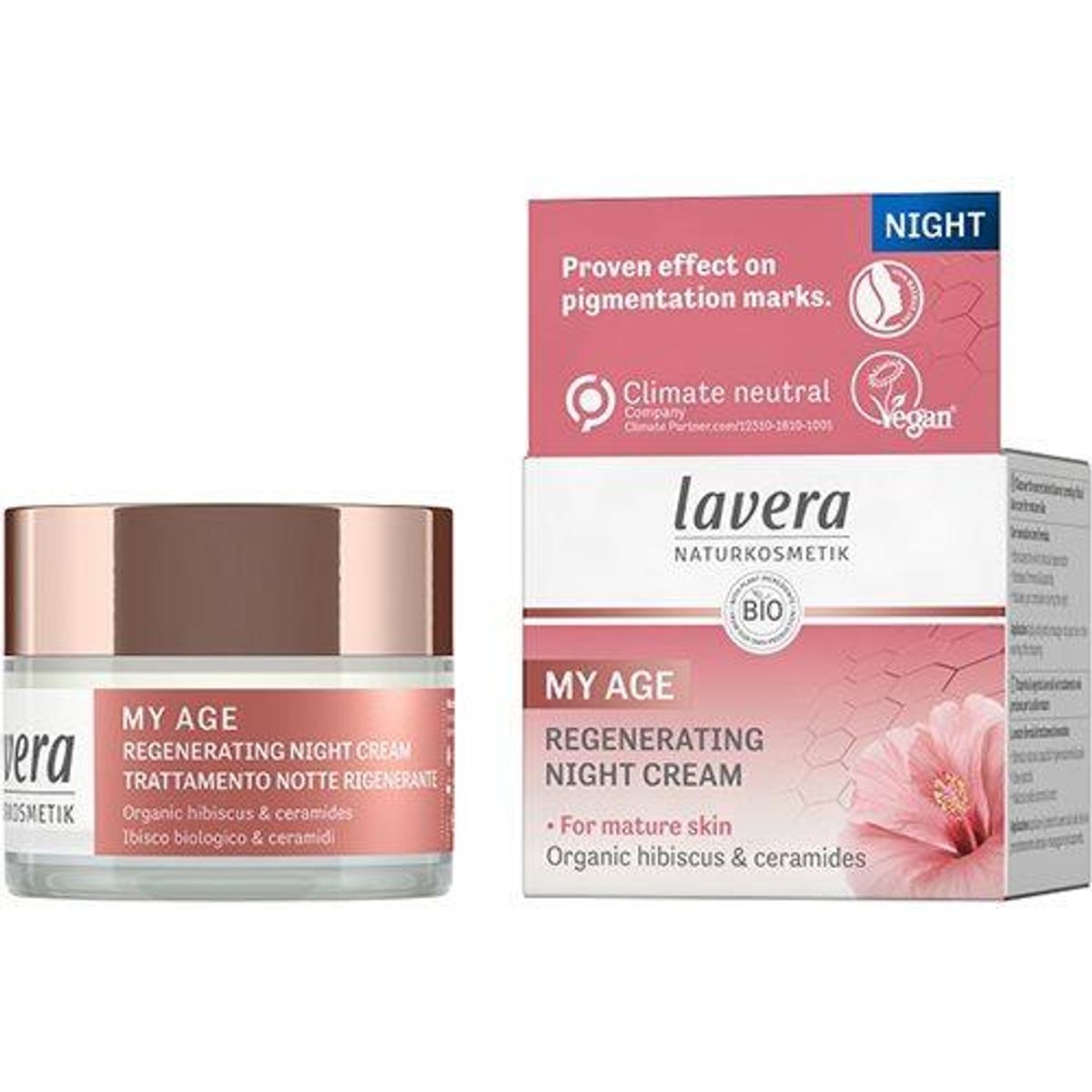 Lavera MY AGE Regenerating Night Cream - 50 ml.