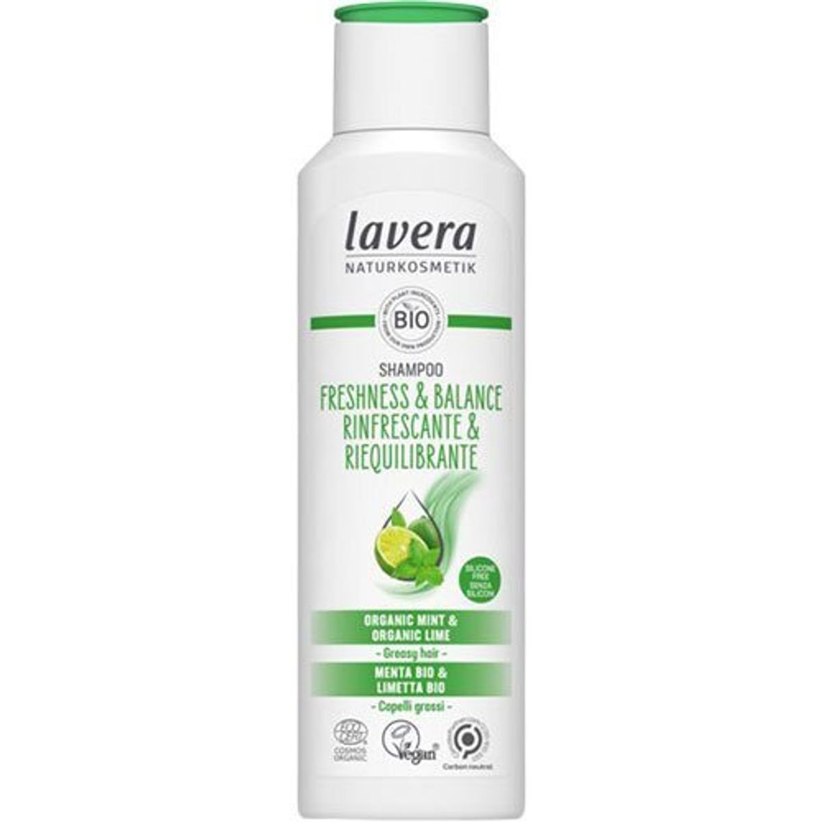 Lavera Shampoo Freshness & Balance, 250ml.