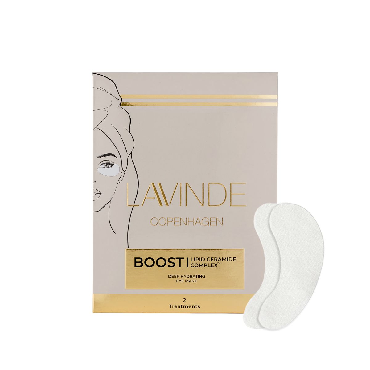 LAVINDE BOOST Deep Hydrating Eye Mask - 2 behandlinger