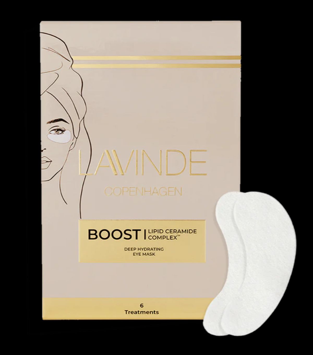 Lavinde BOOST - DEEP HYDRATING EYE MASK, 6 treatments.