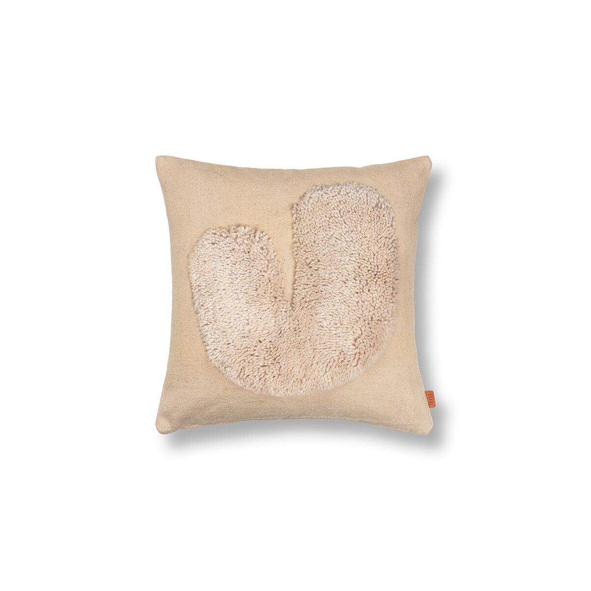 Lay Cushion, 50x50 cm fra Ferm Living (Off white)