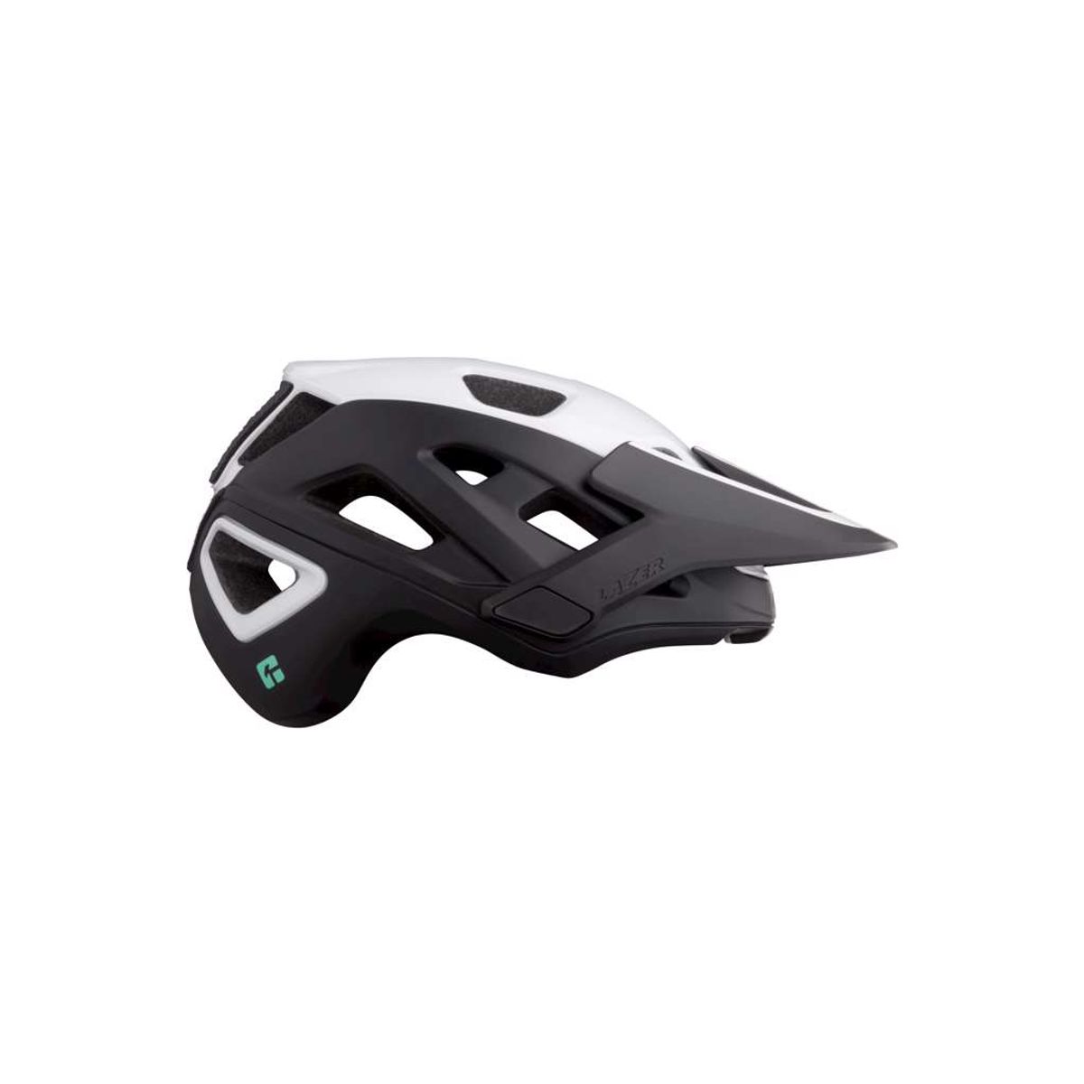 Lazer Jackal KinetiCore - Cykelhjelm MTB - Str. 58-61 cm - Mat hvid sort