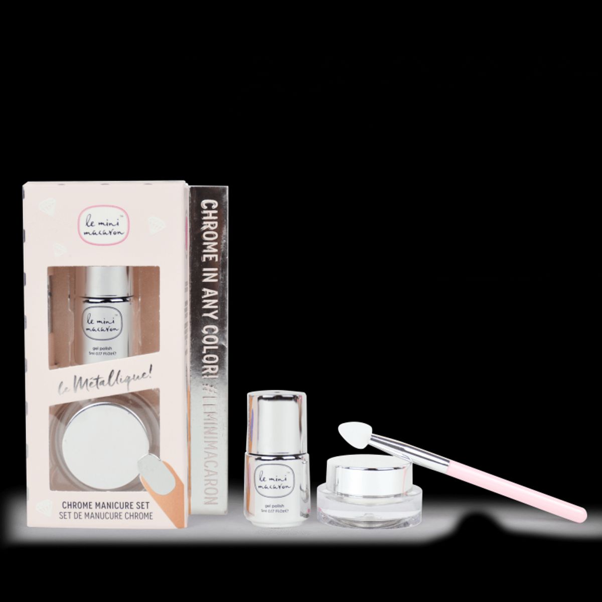 Le Mini Macaron Chrome Manicure Set Le Metallique