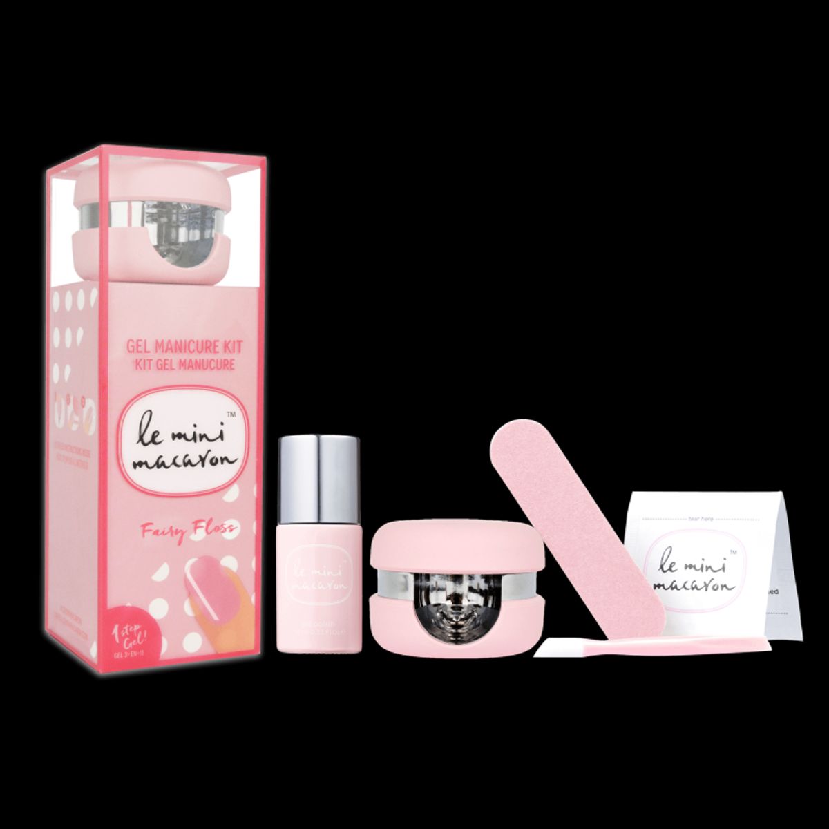 Le Mini Macaron Manicure Kit Fairy Floss